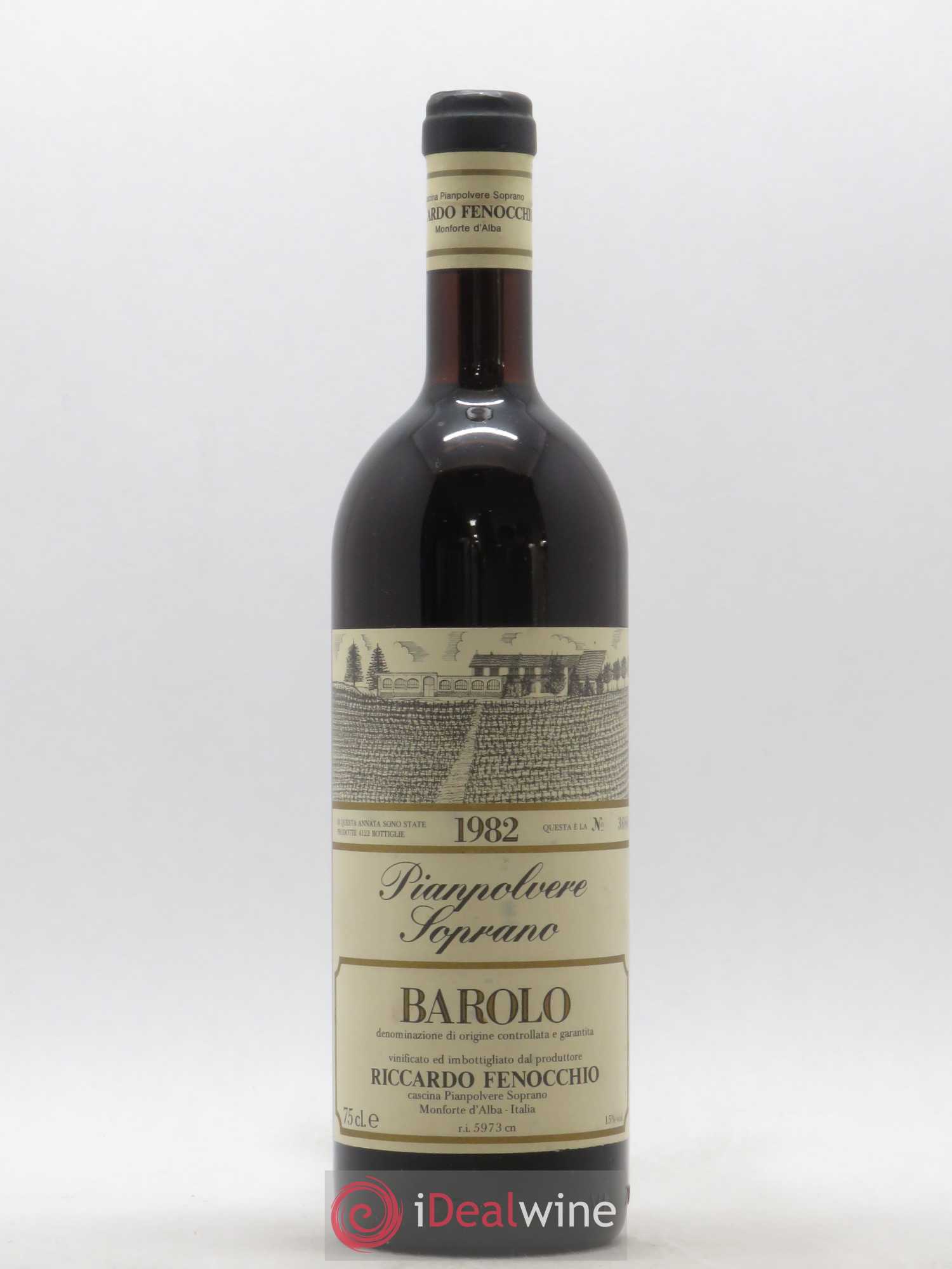 Barolo Pianpolere Soprano R. Fenocchio 1982 - Posten von 1 Flasche - 0