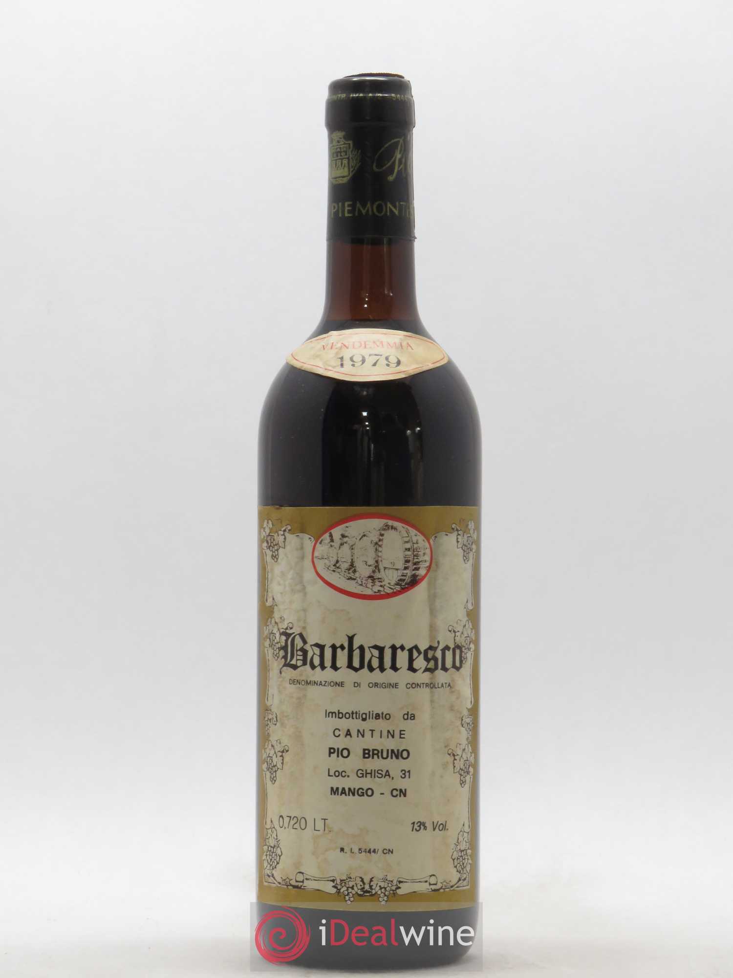 Barbaresco DOCG Pio Bruno 1979 - Posten von 1 Flasche - 0