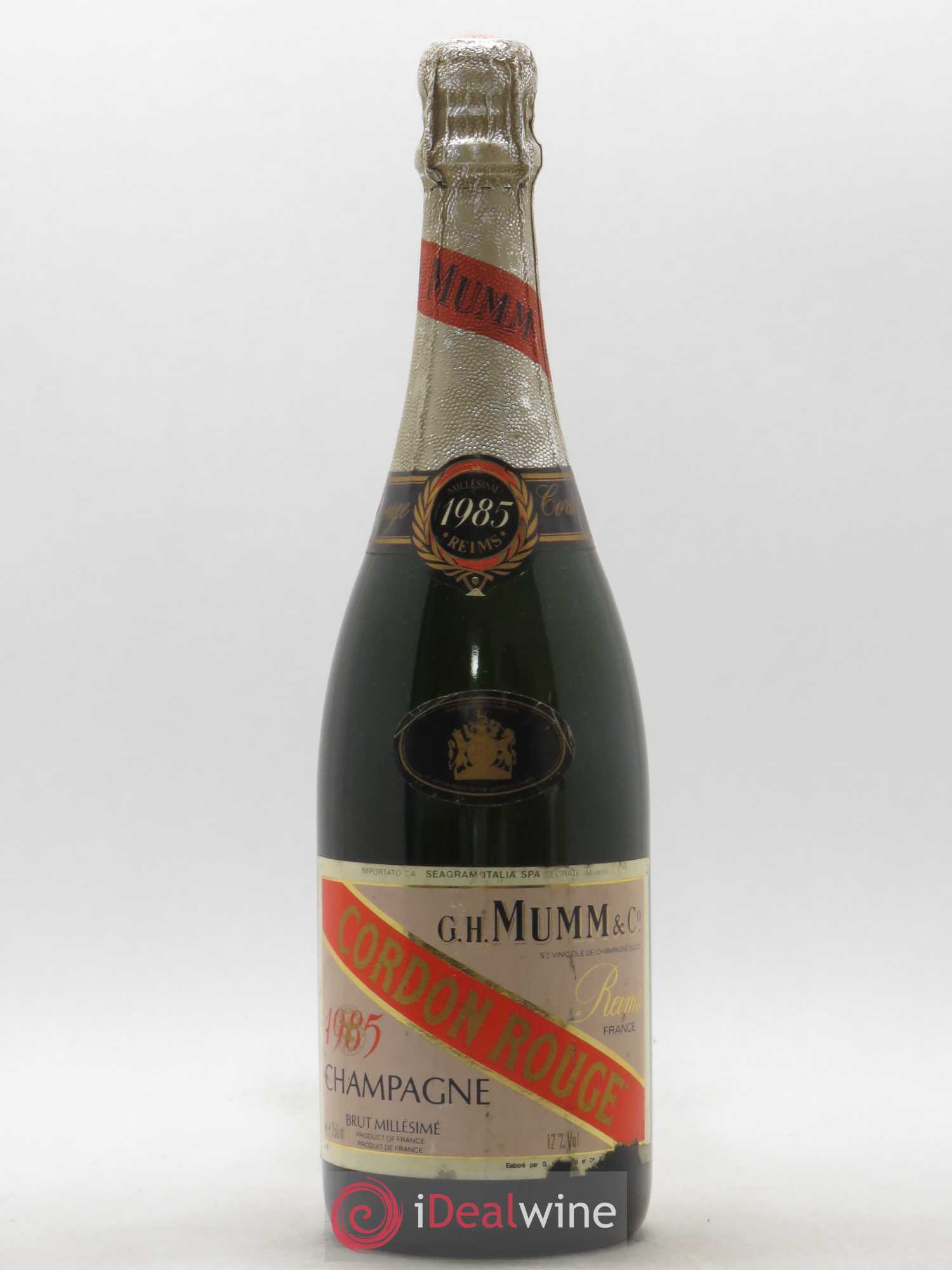 Champagne - Cordon rouge Mumm 1985 - Lot de 1 bouteille - 0