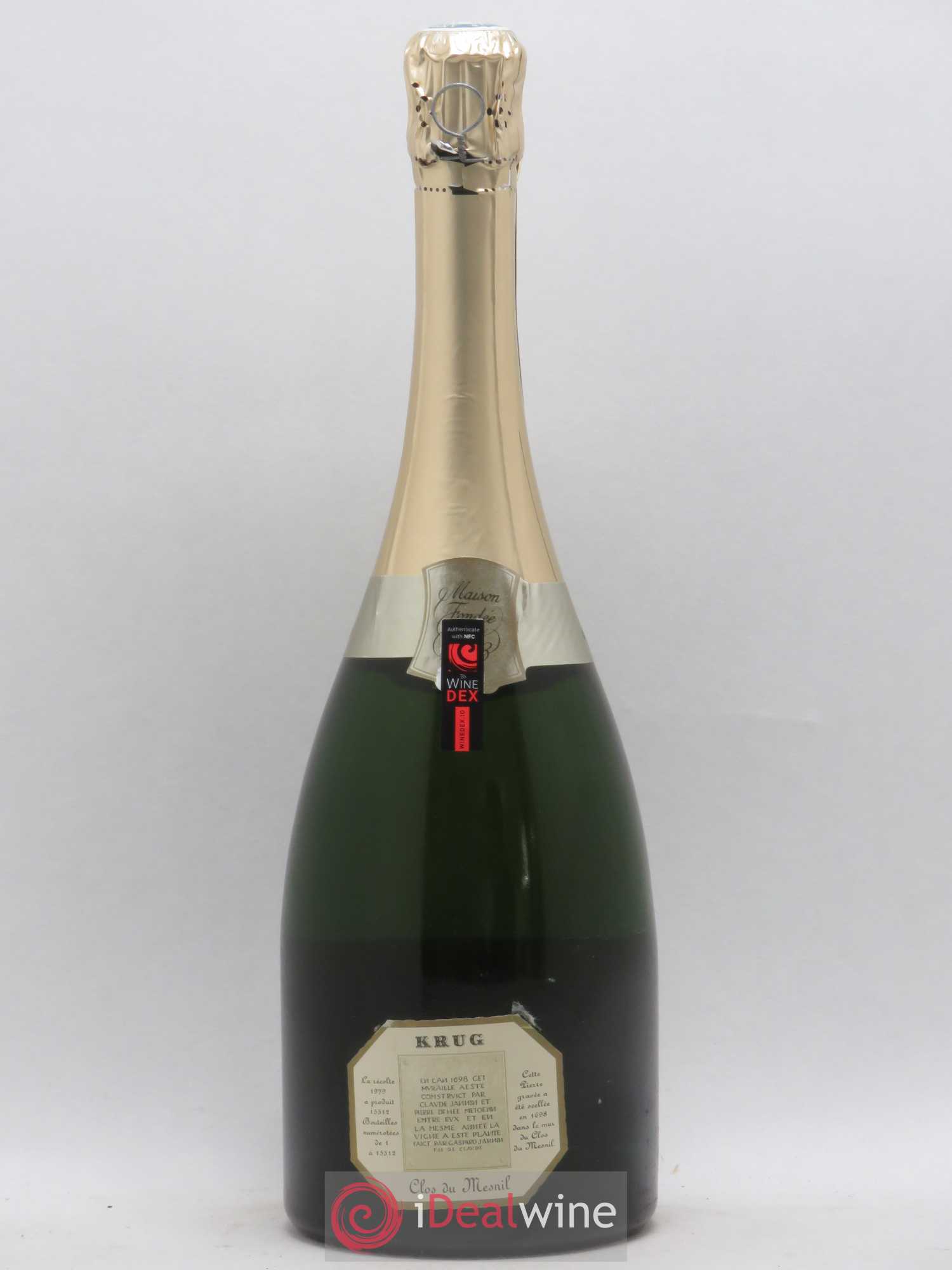 Clos du Mesnil Krug 1979 - Lot de 1 bouteille - 1