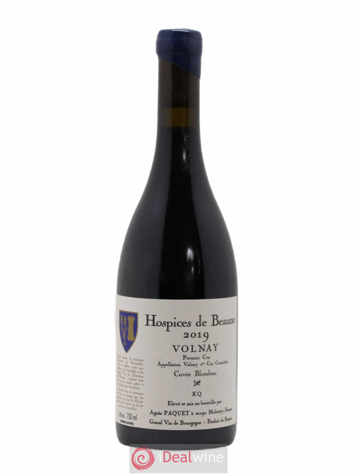Volnay 1er Cru Cuvée Blondeau Agnes Paquet Hospices de Beaune 2019 - Posten von 1 Flasche - 0