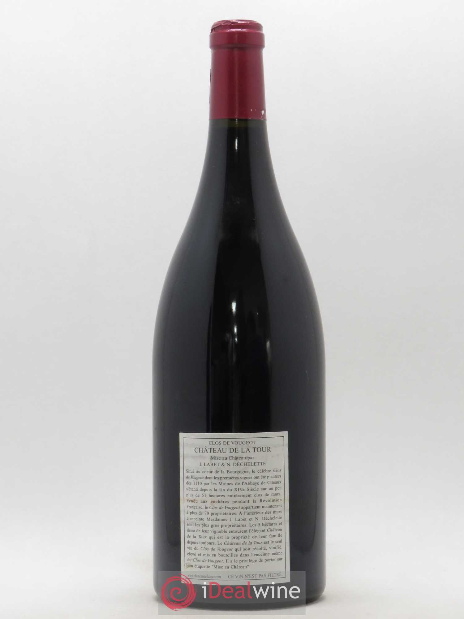 Clos de Vougeot Grand Cru Vieilles Vignes Château de La Tour 2005 - Lot de 1 magnum - 1