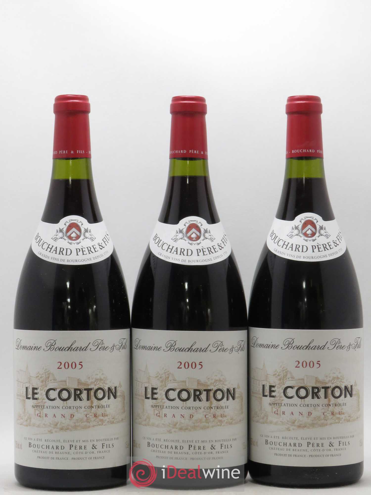 Corton Grand Cru Le Corton Bouchard Père & Fils 2005 - Lot de 3 magnums - 0