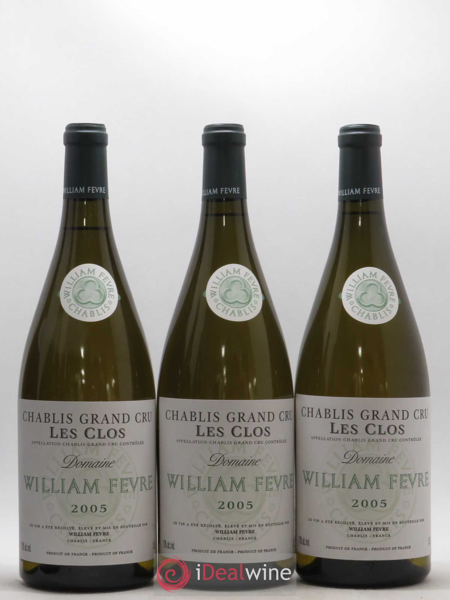 Chablis Grand Cru Les Clos William Fèvre 2005 - Lot de 6 magnums - 1