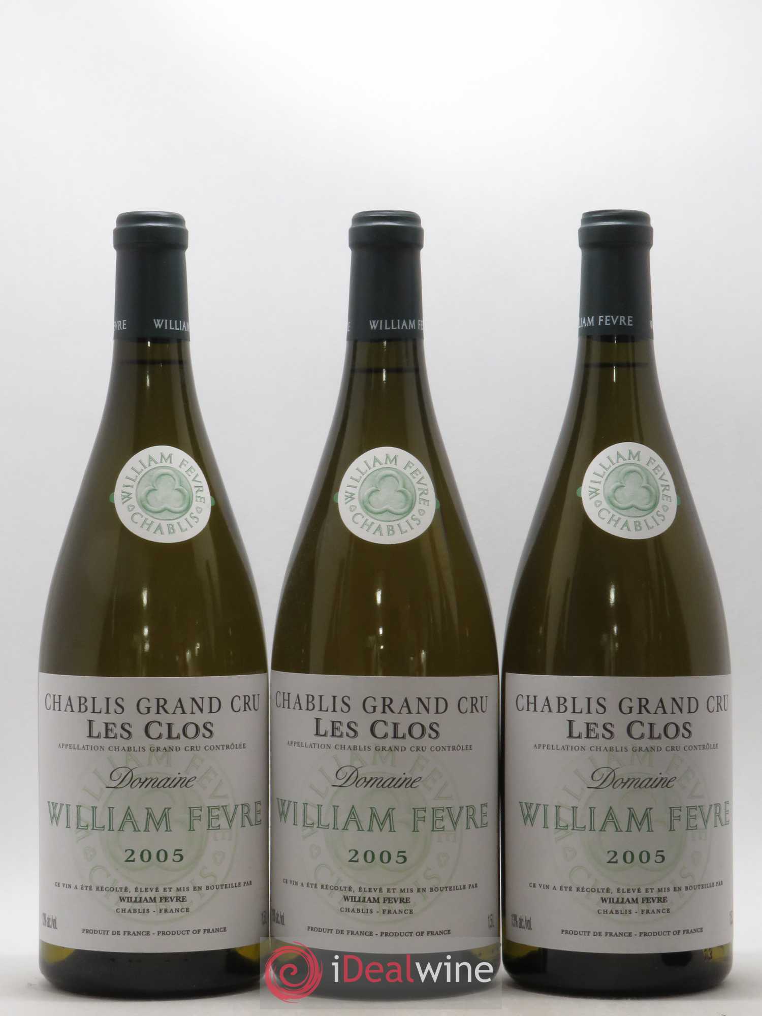 Chablis Grand Cru Les Clos William Fèvre 2005 - Lot de 6 magnums - 2