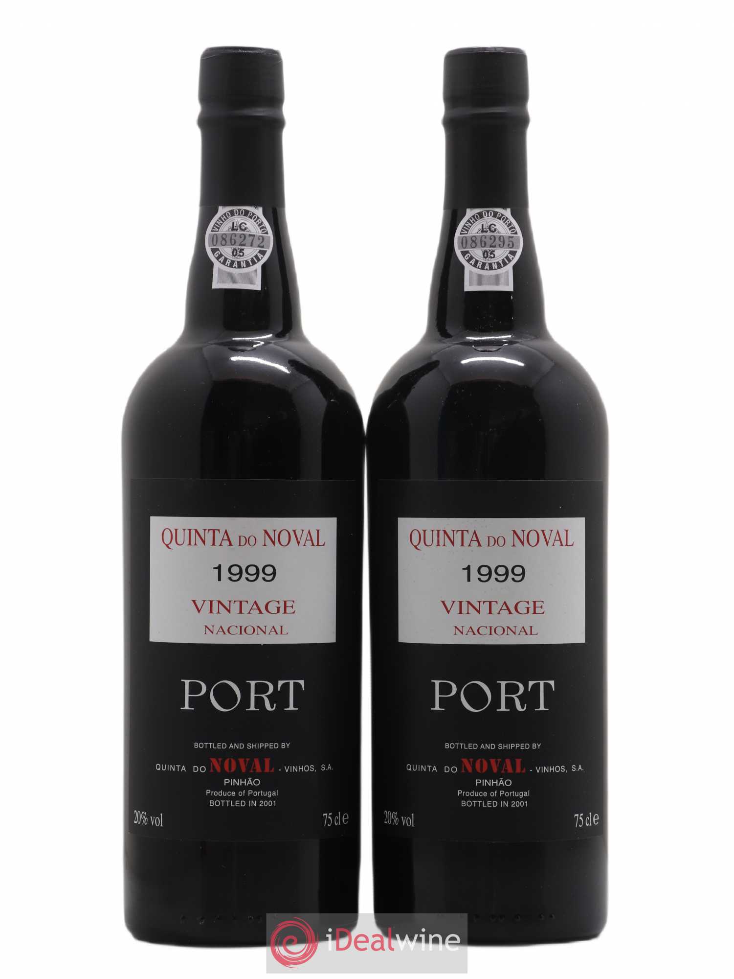 Porto Quinta Do Noval Nacional 1999 - Lot de 2 bouteilles - 0