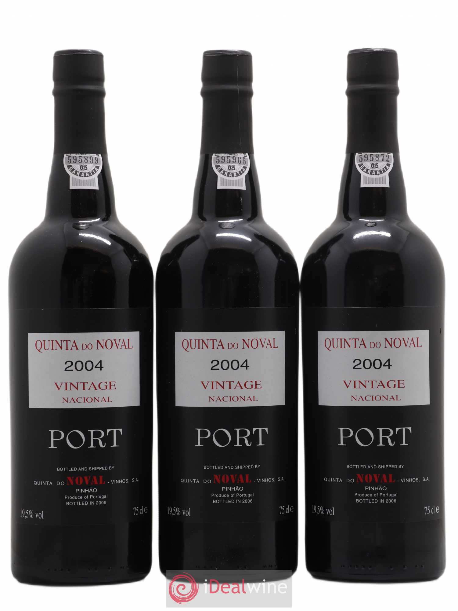 Porto Quinta Do Noval Nacional 2004 - Lot de 3 bouteilles - 0