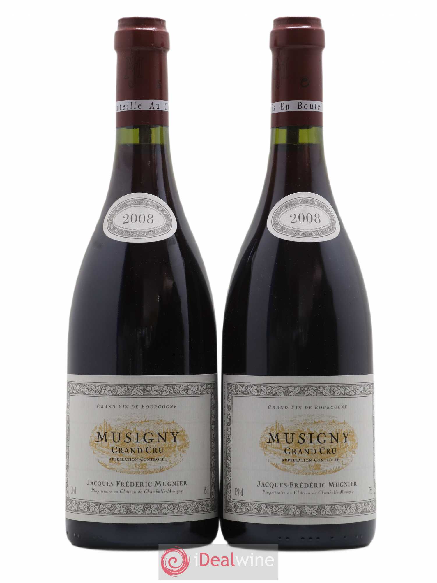 Musigny Grand Cru Jacques-Frédéric Mugnier 2008 - Lot de 2 bouteilles - 0