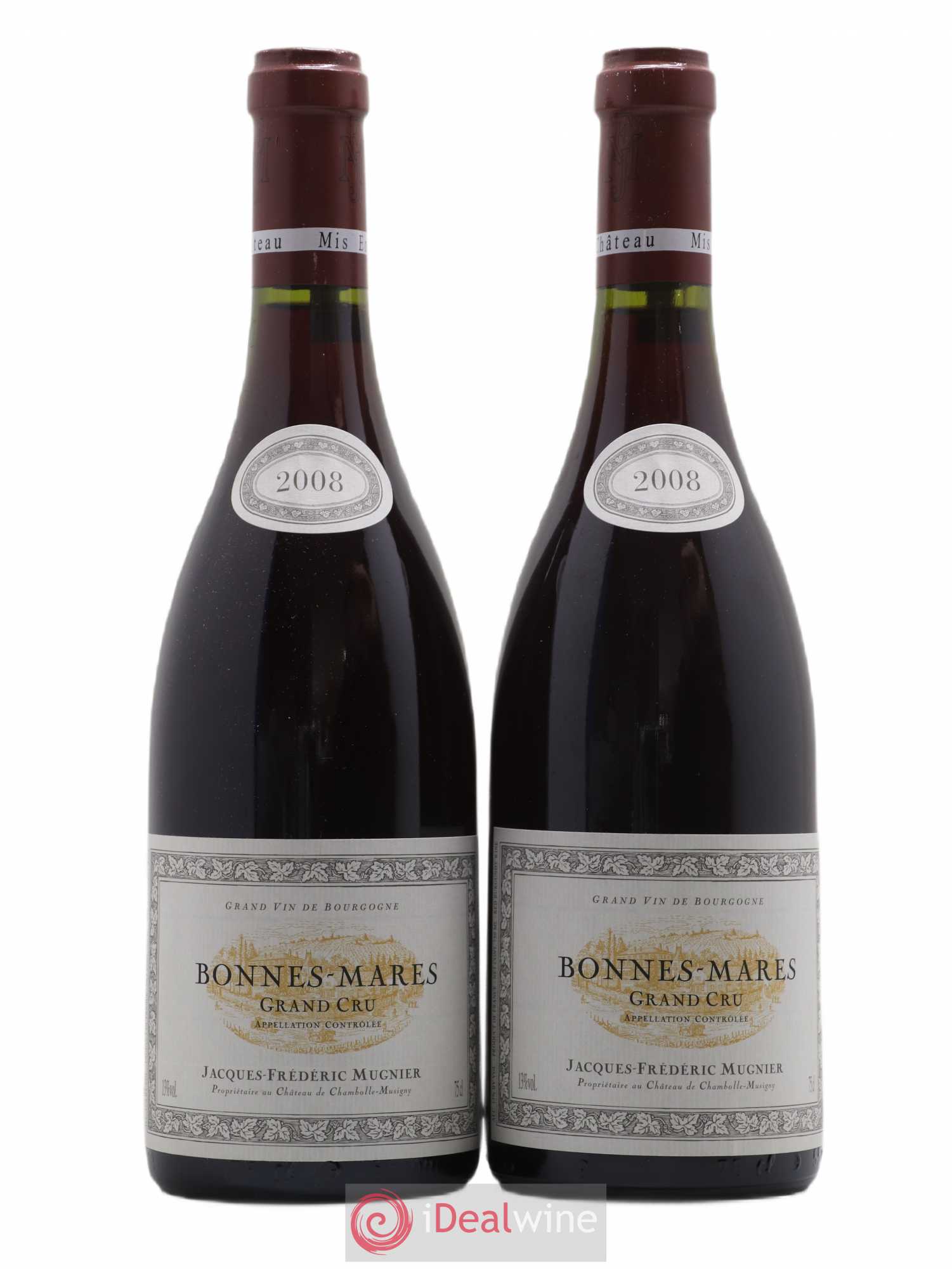 Bonnes-Mares Grand Cru Jacques-Frédéric Mugnier 2008 - Lot de 2 bouteilles - 0