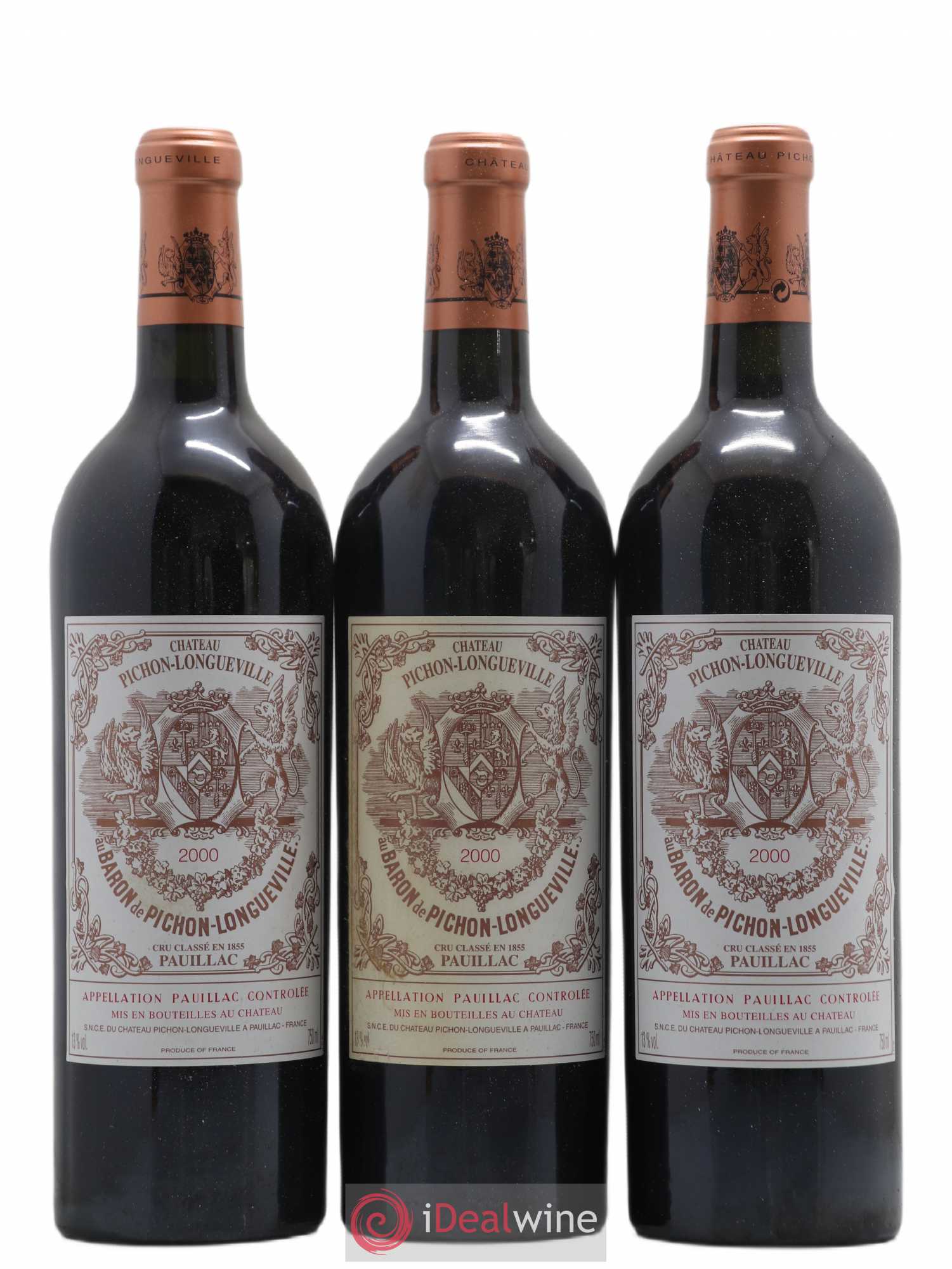 Pichon Longueville Baron 2ème Grand Cru Classé 2000 - Lot de 12 bouteilles - 1