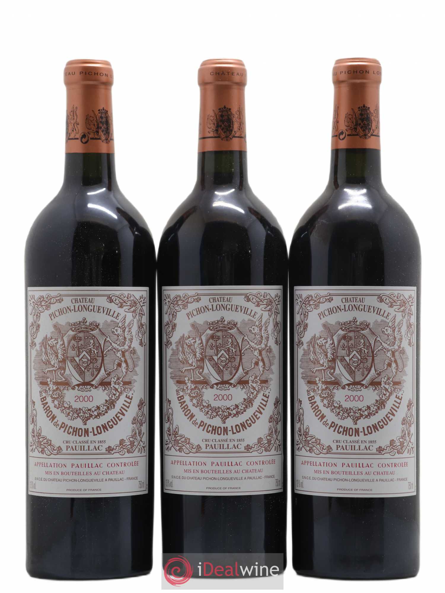 Pichon Longueville Baron 2ème Grand Cru Classé 2000 - Lot de 12 bouteilles - 2