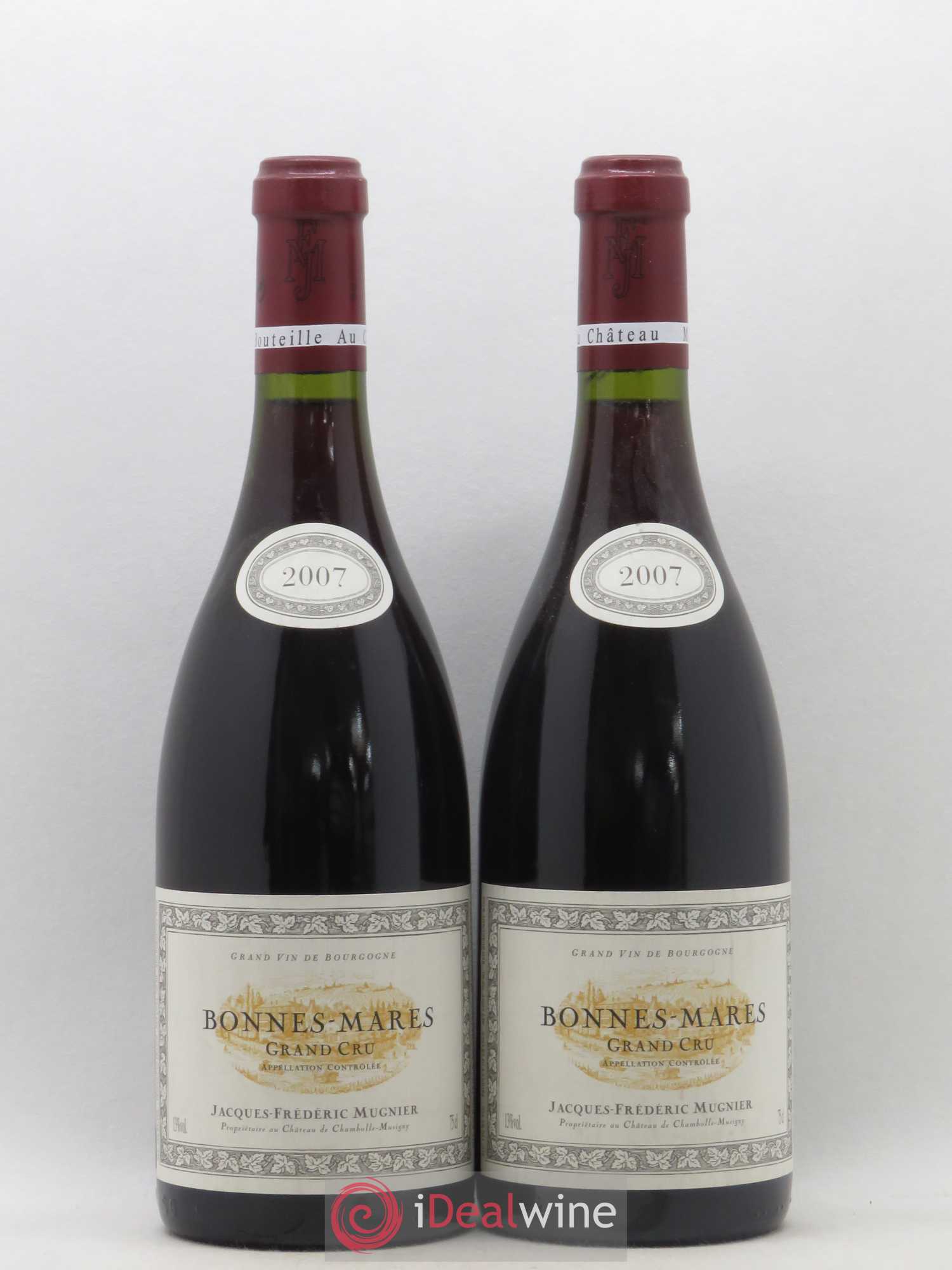 Bonnes-Mares Grand Cru Jacques-Frédéric Mugnier 2007 - Lot de 2 bouteilles - 0