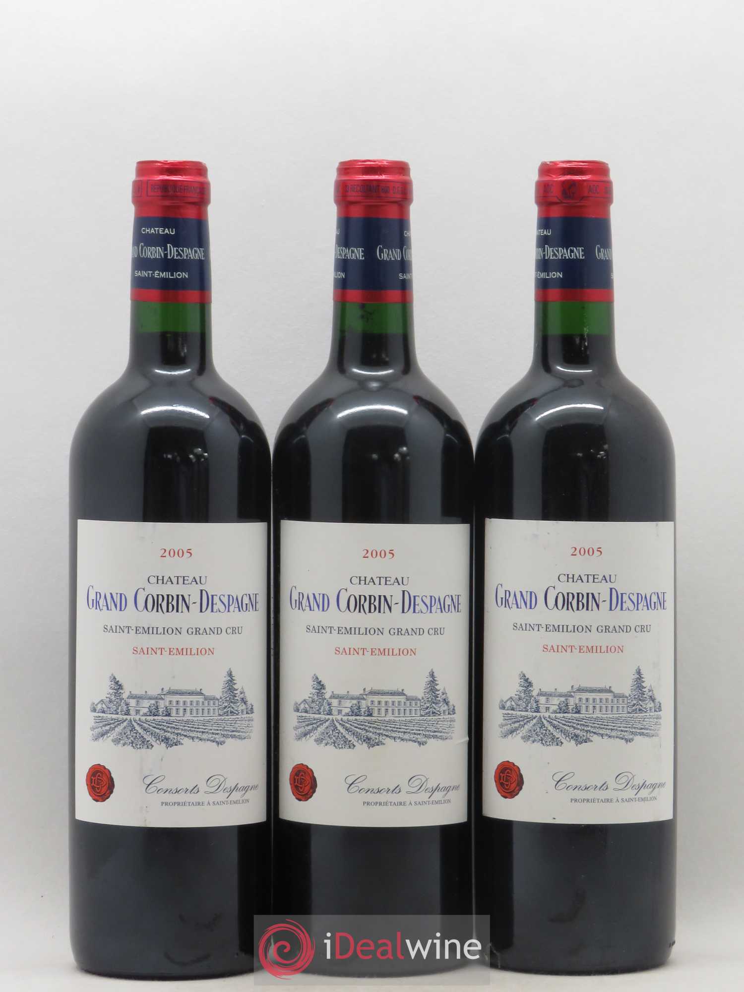 Château Grand Corbin Despagne Grand Cru Classé 2005 - Lot de 6 bouteilles - 2