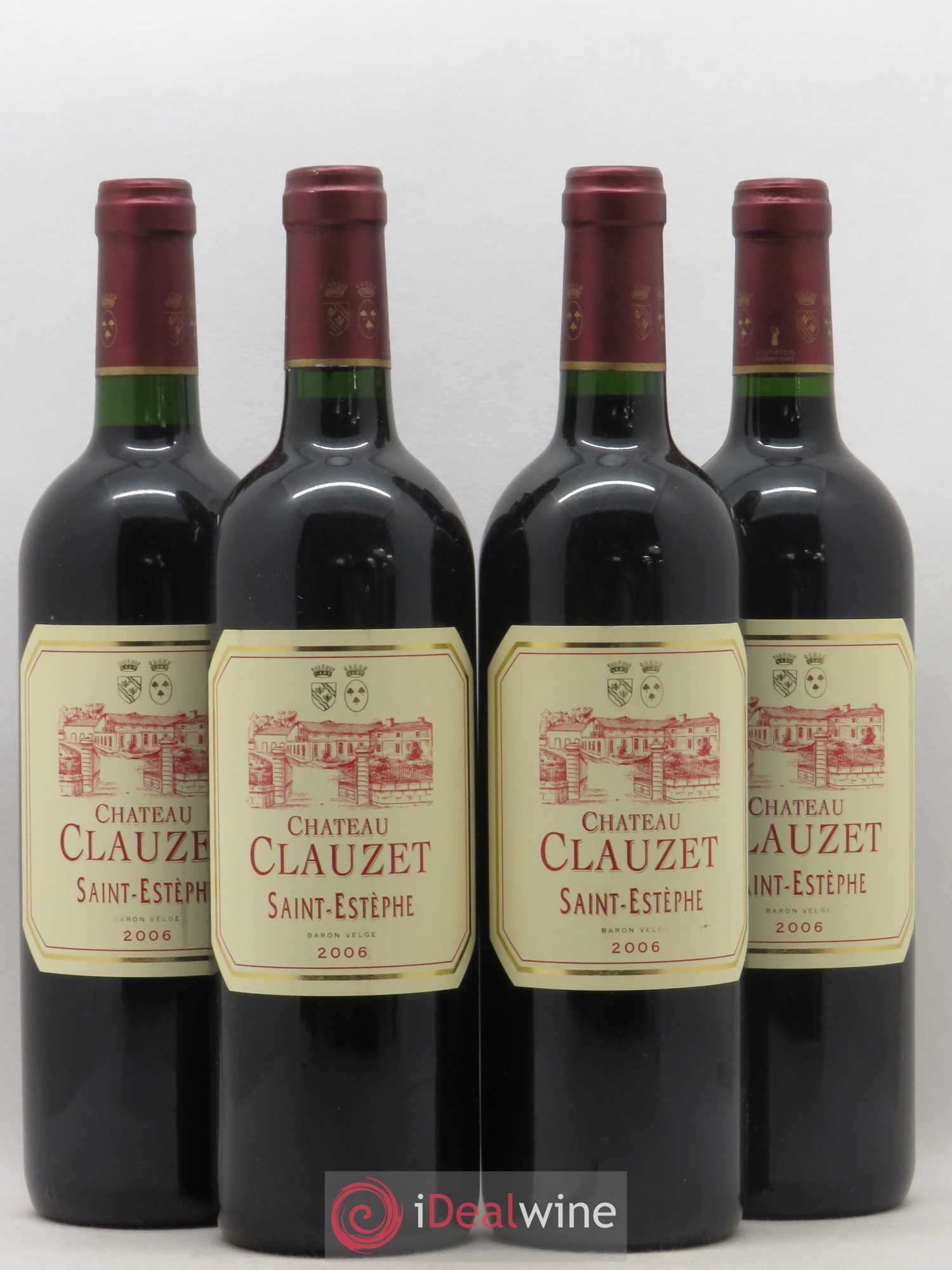 Château Clauzet 2006 - Lot de 4 bouteilles - 0