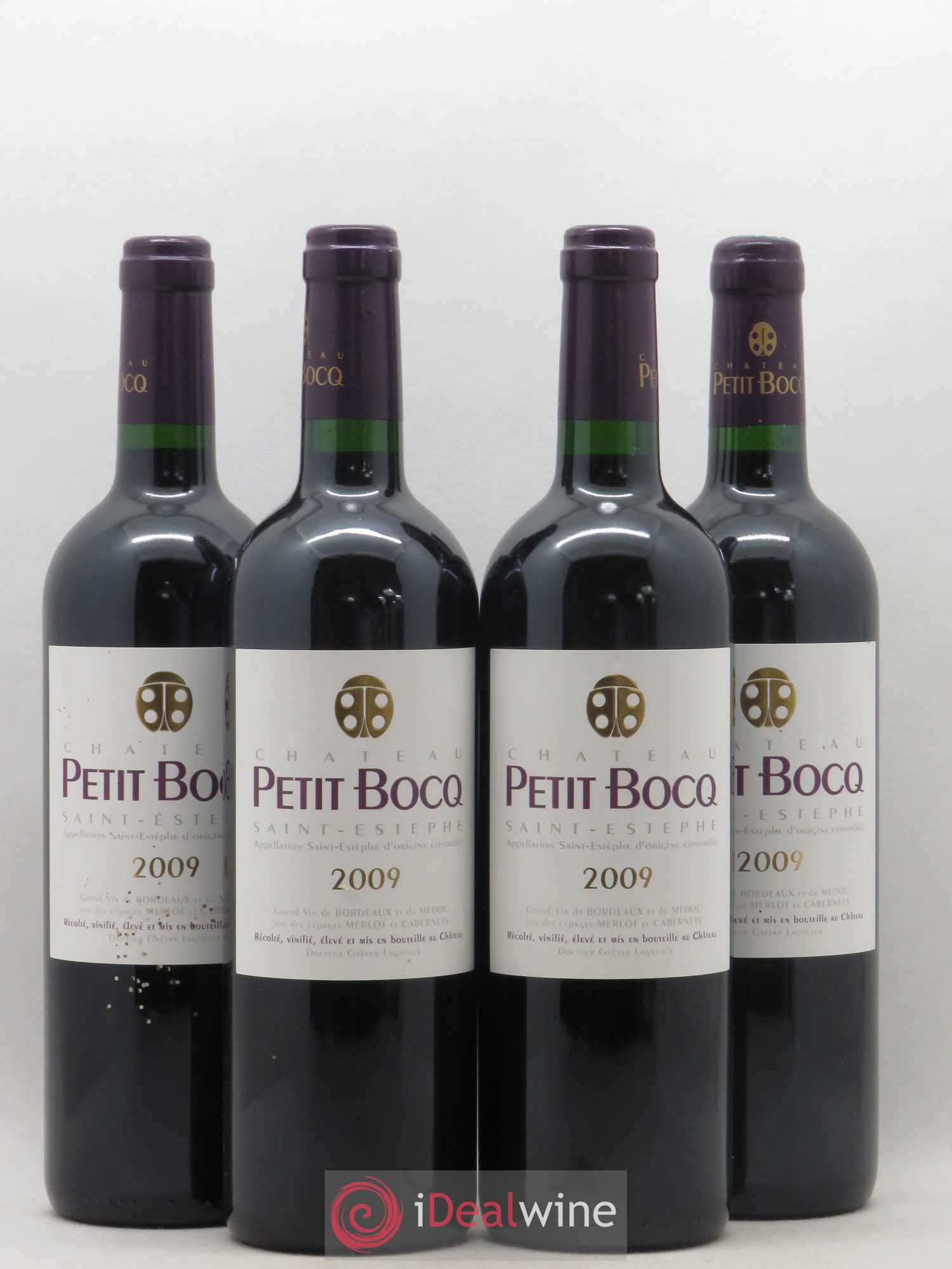 Château Petit Bocq Cru Bourgeois 2009 - Lot de 4 bouteilles - 0