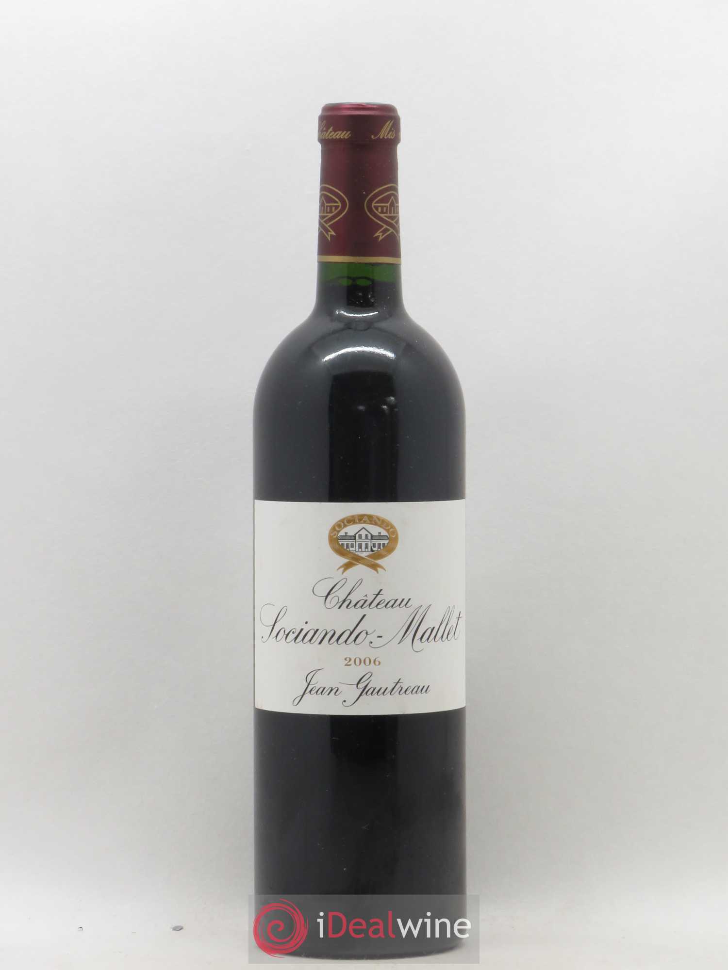 Château Sociando Mallet 2006 - Lot de 1 bouteille - 0