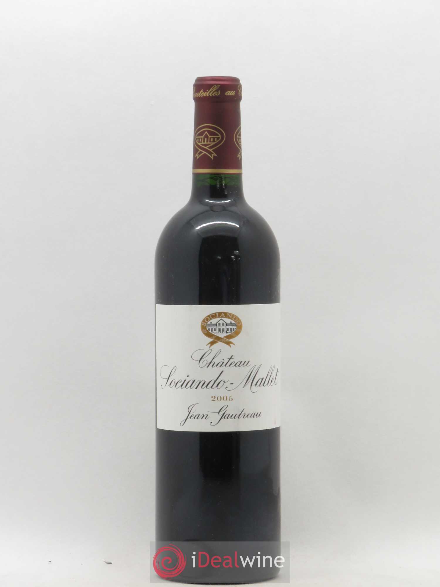 Château Sociando Mallet 2005 - Lot de 1 bouteille - 0