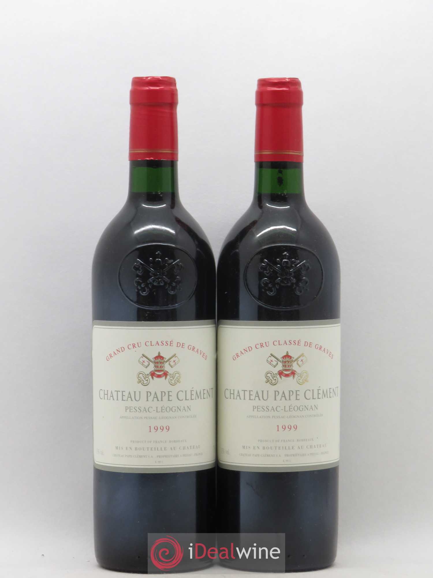 Château Pape Clément Cru Classé de Graves 1999 - Lot de 2 bouteilles - 0