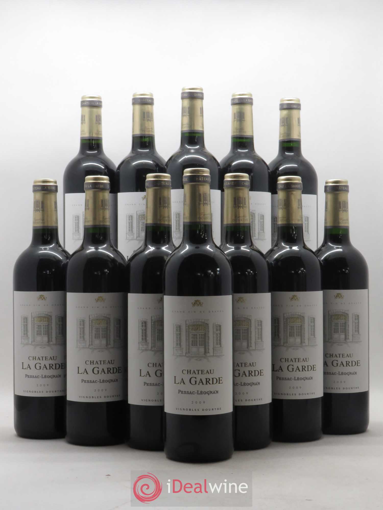 Pessac-Léognan Château La Garde 2009 - Lot de 12 bouteilles - 0