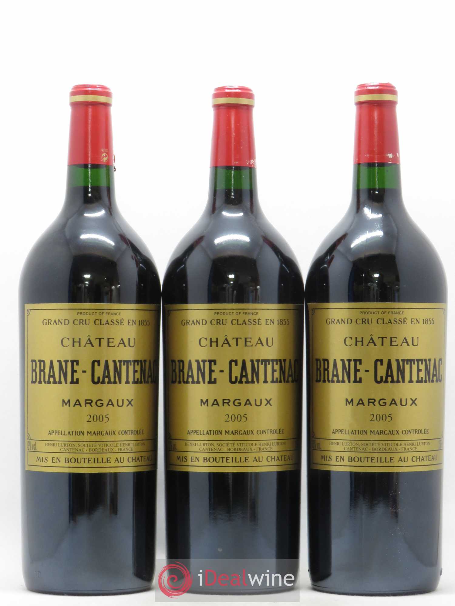 Château Brane Cantenac 2ème Grand Cru Classé 2005 - Lot de 6 magnums - 1