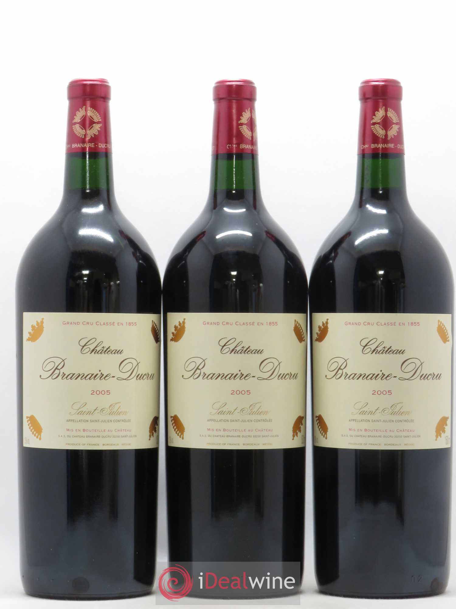 Château Branaire Ducru 4ème Grand Cru Classé 2005 - Lot de 6 magnums - 1