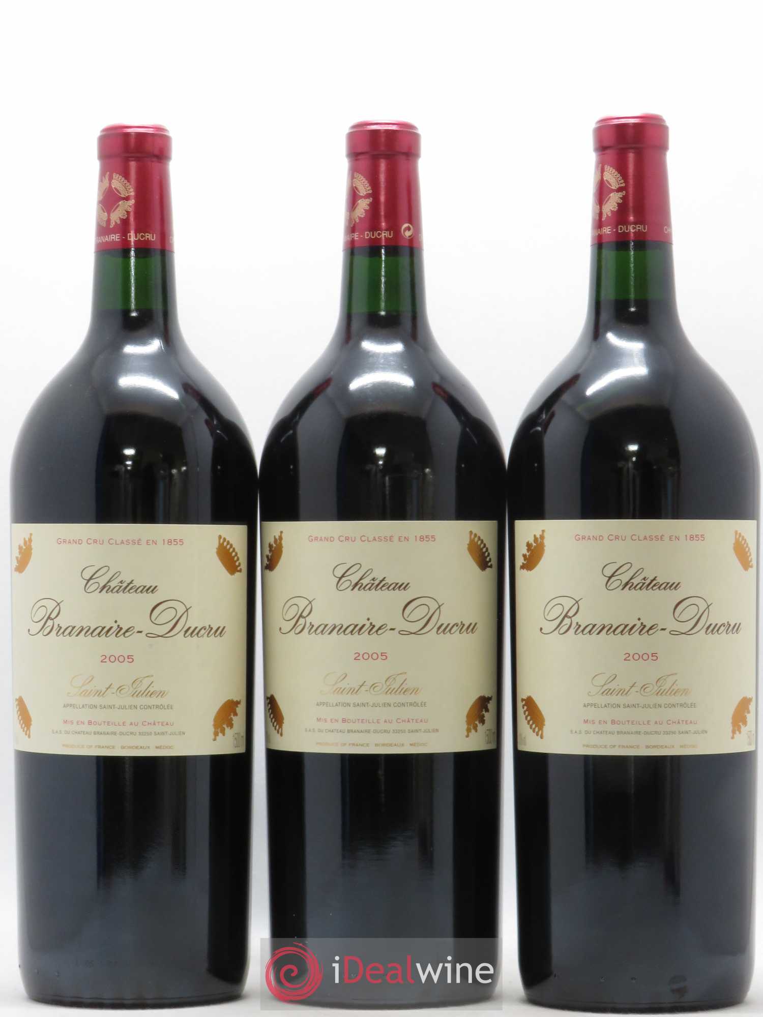 Château Branaire Ducru 4ème Grand Cru Classé 2005 - Lot de 6 magnums - 2