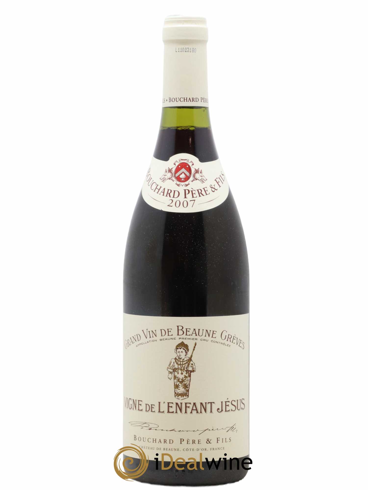 Beaune 1er Cru Grèves - Vigne de l'Enfant Jésus Bouchard Père & Fils 2007 - Lot de 1 bouteille - 1