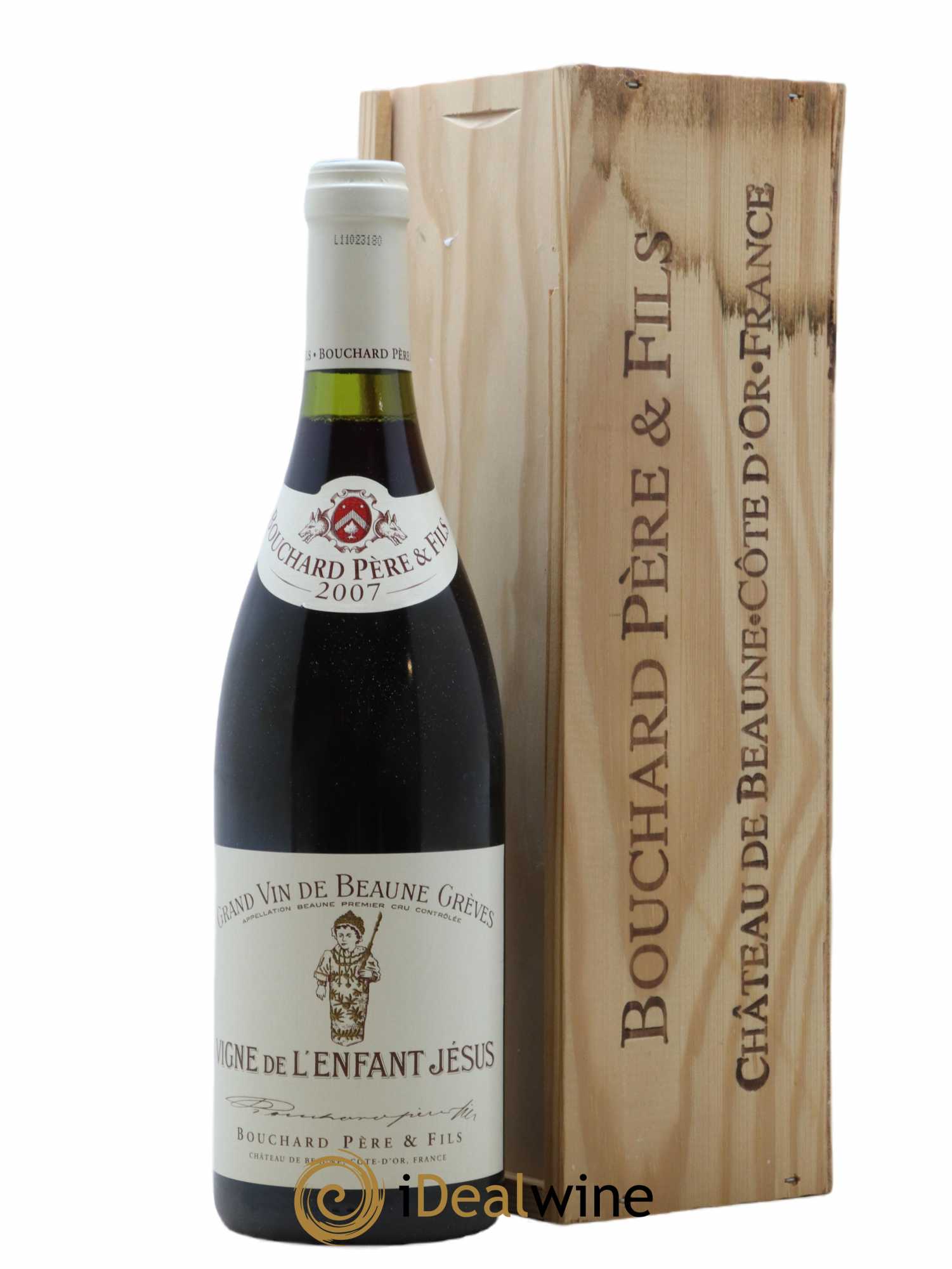 Beaune 1er Cru Grèves - Vigne de l'Enfant Jésus Bouchard Père & Fils 2007 - Lot de 1 bouteille - 0