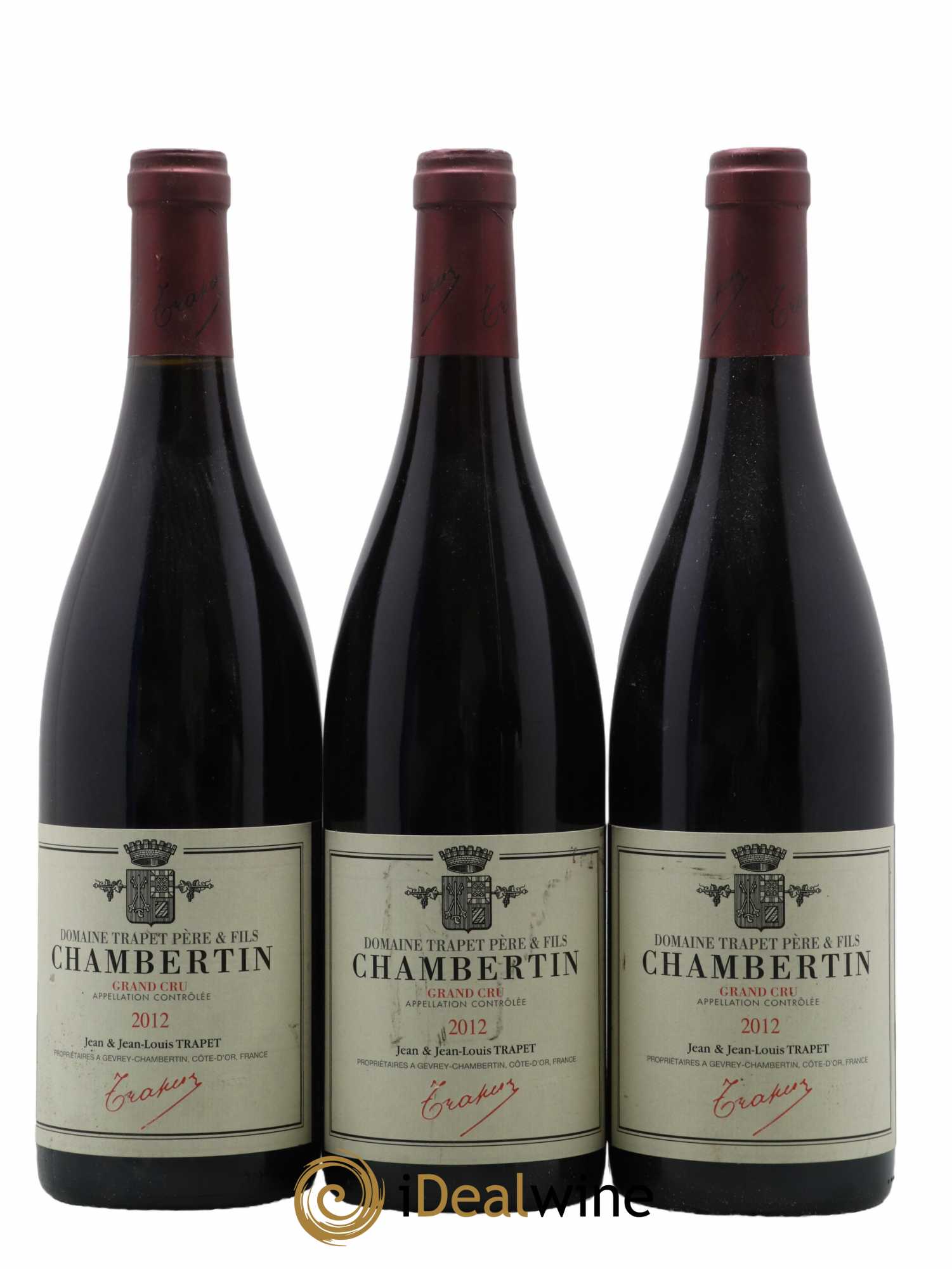 Chambertin Grand Cru Domaine Trapet 2012 - Lot de 3 bouteilles - 0