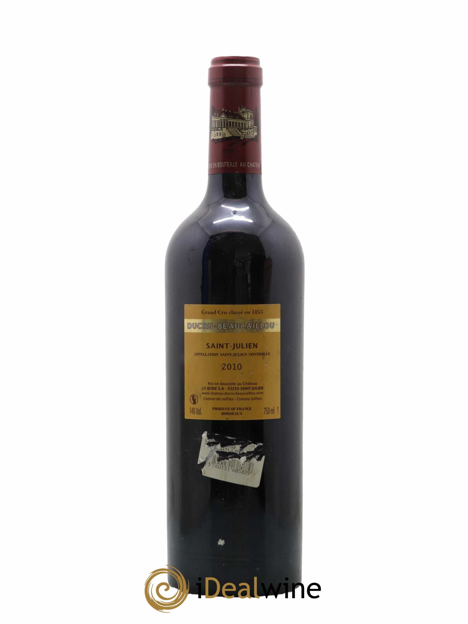 Château Ducru Beaucaillou 2ème Grand Cru Classé 2010 - Lot de 1 bouteille - 1