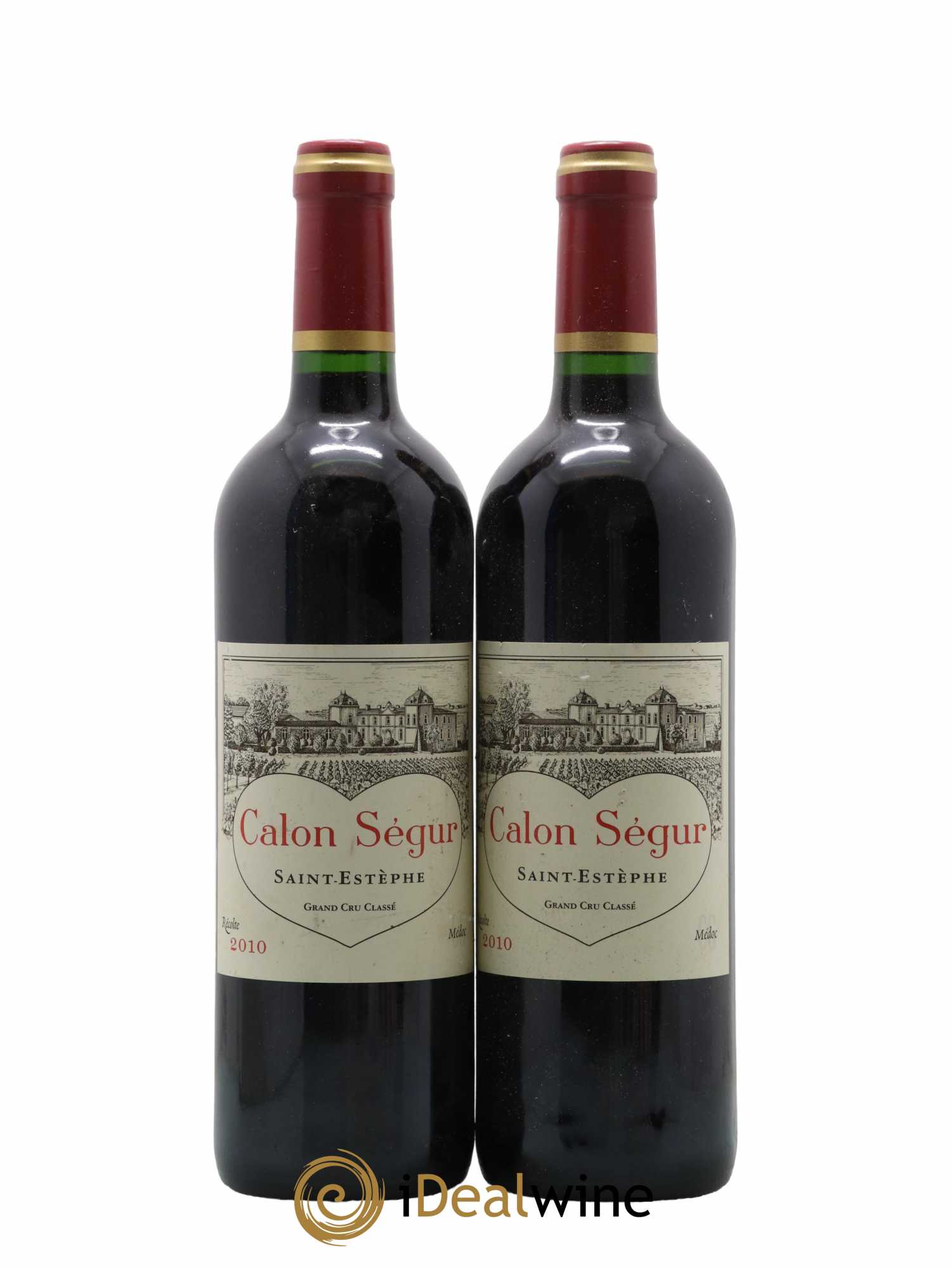 Château Calon Ségur 3ème Grand Cru Classé 2010 - Lot de 2 bouteilles - 0