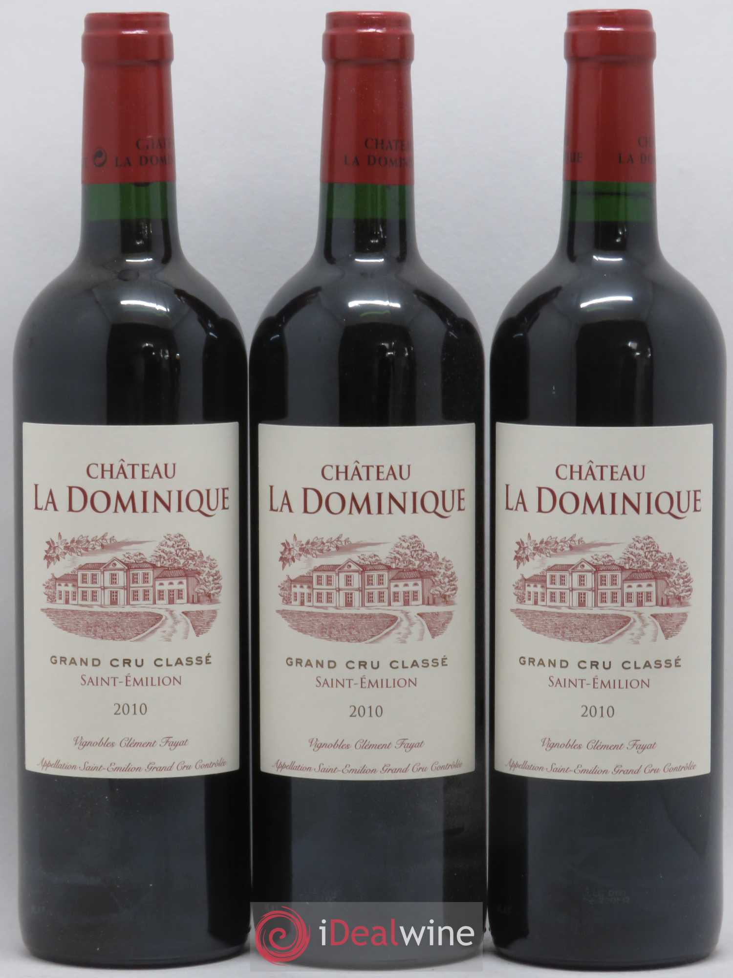 Château la Dominique Grand Cru Classé 2010 - Lot de 6 bouteilles - 3