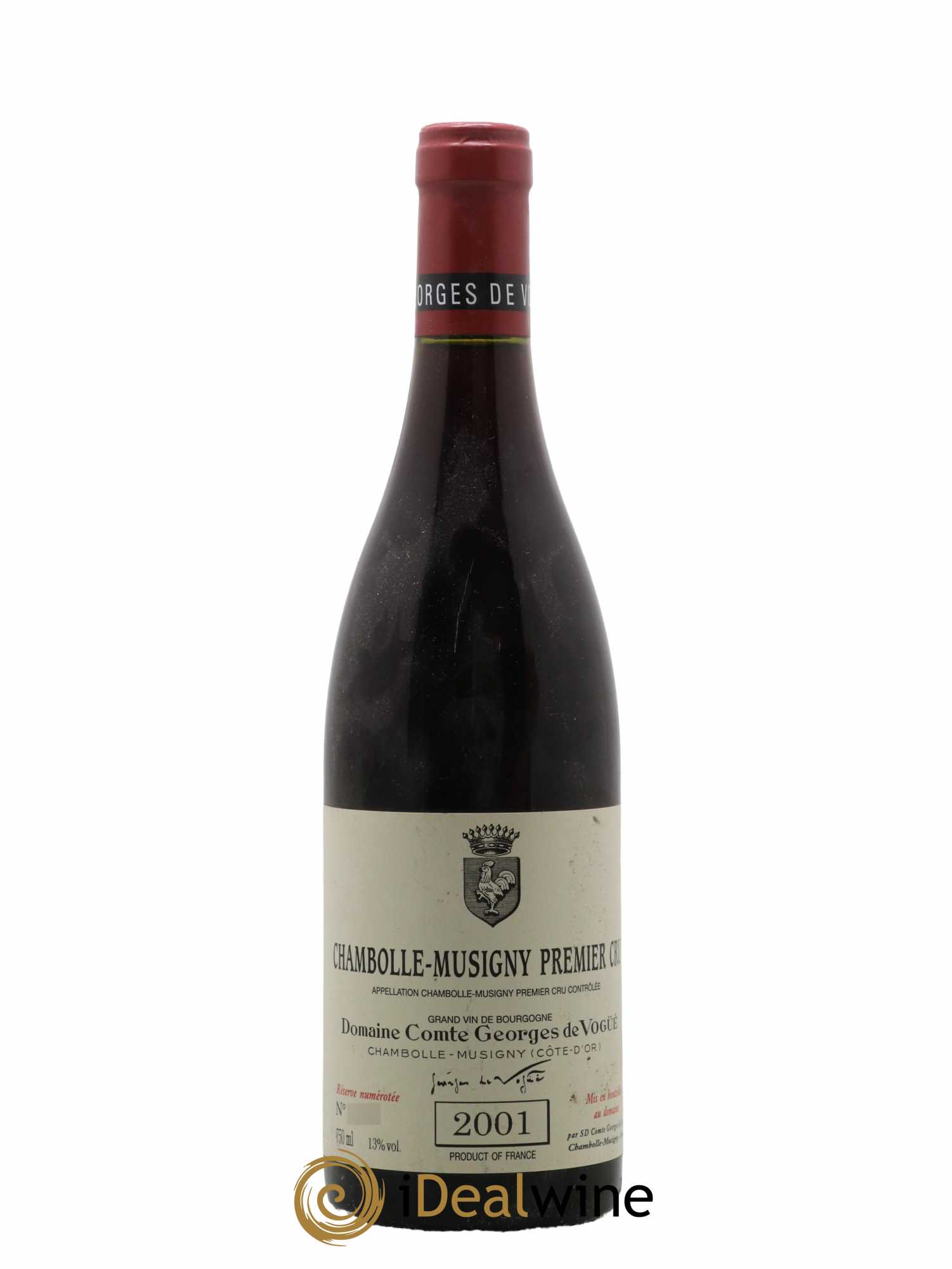 Chambolle-Musigny 1er Cru Comte Georges de Vogüé 2001 - Lot de 1 bouteille - 0