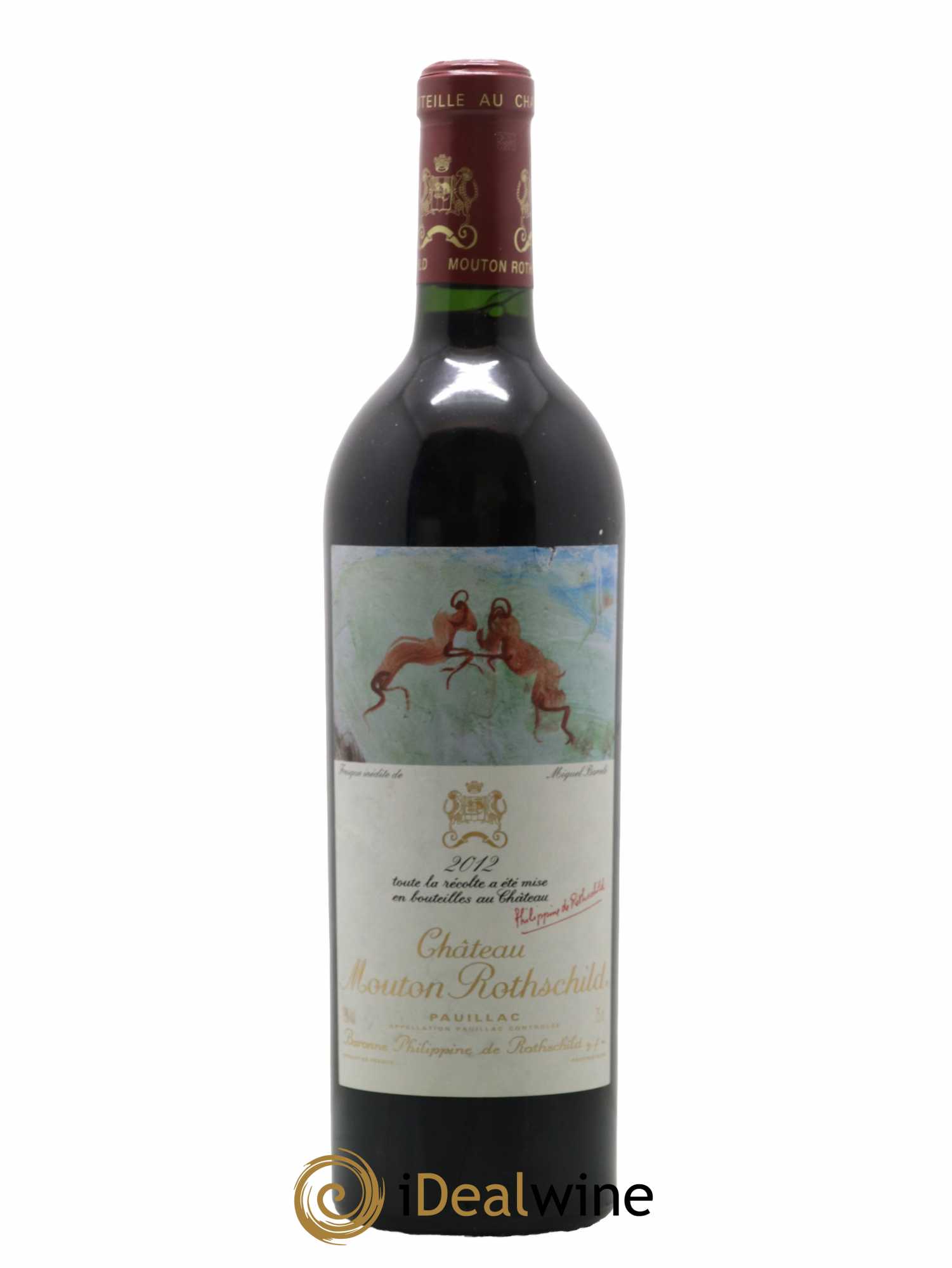 Château Mouton Rothschild 1er Grand Cru Classé 2012 - Lot de 1 bouteille - 0