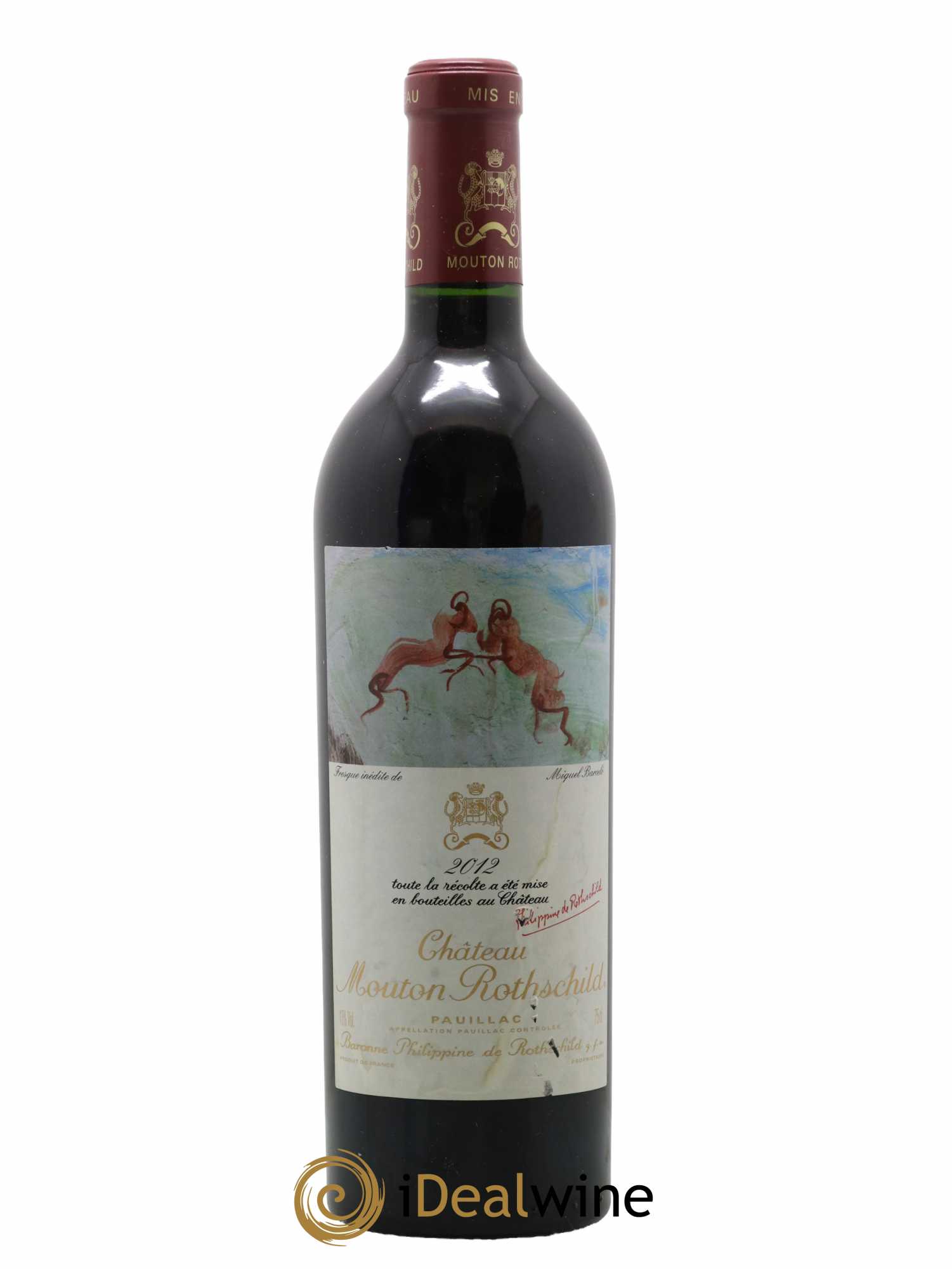 Château Mouton Rothschild 1er Grand Cru Classé 2012 - Posten von 1 Flasche - 0