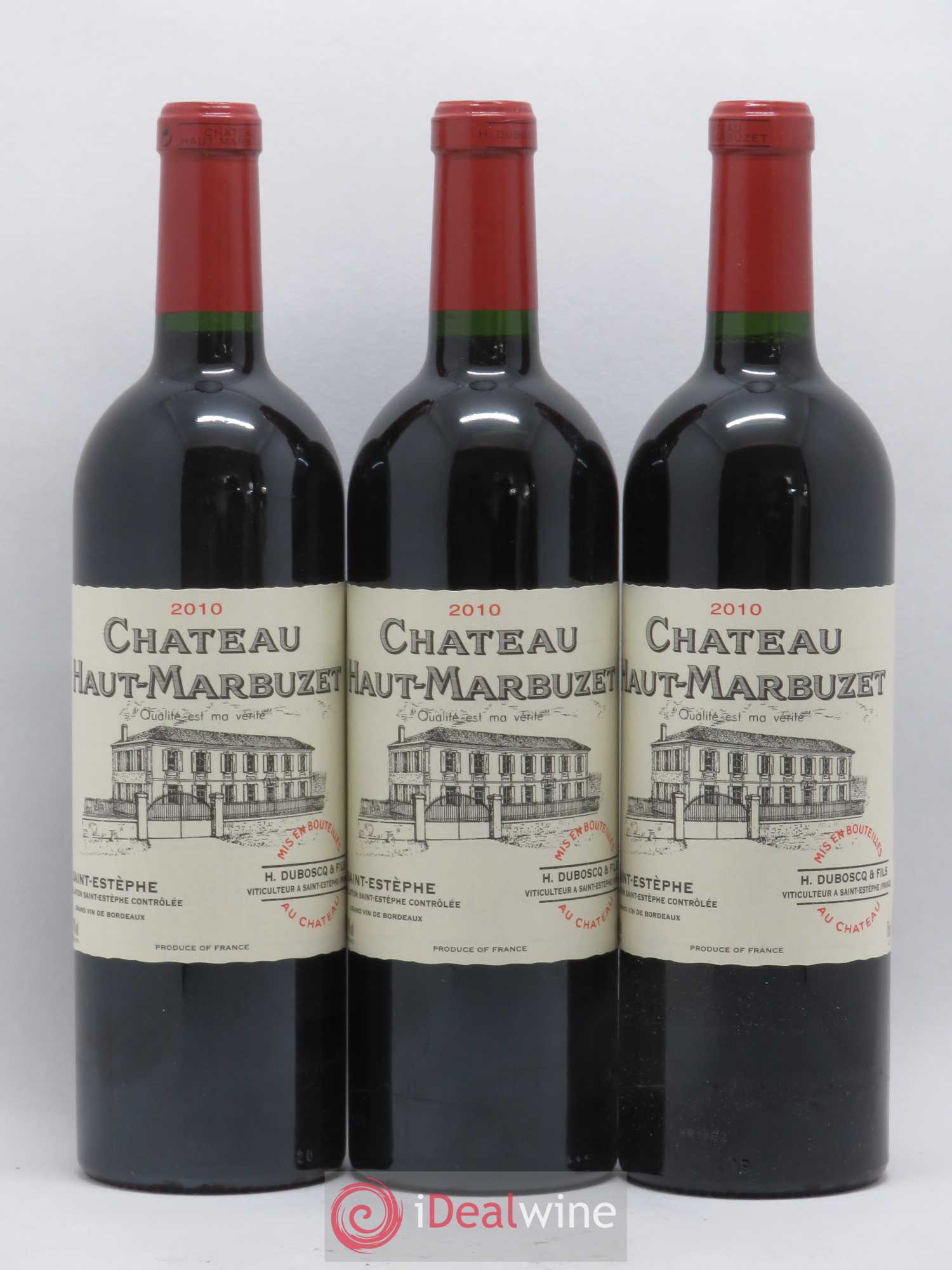 Château Haut Marbuzet 2010 - Lot de 6 bouteilles - 1