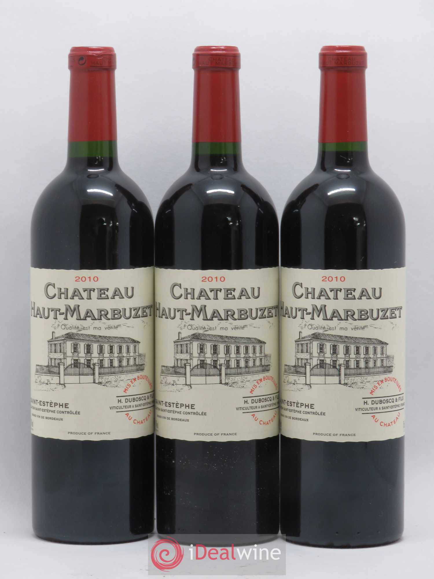 Château Haut Marbuzet 2010 - Lot de 6 bouteilles - 2