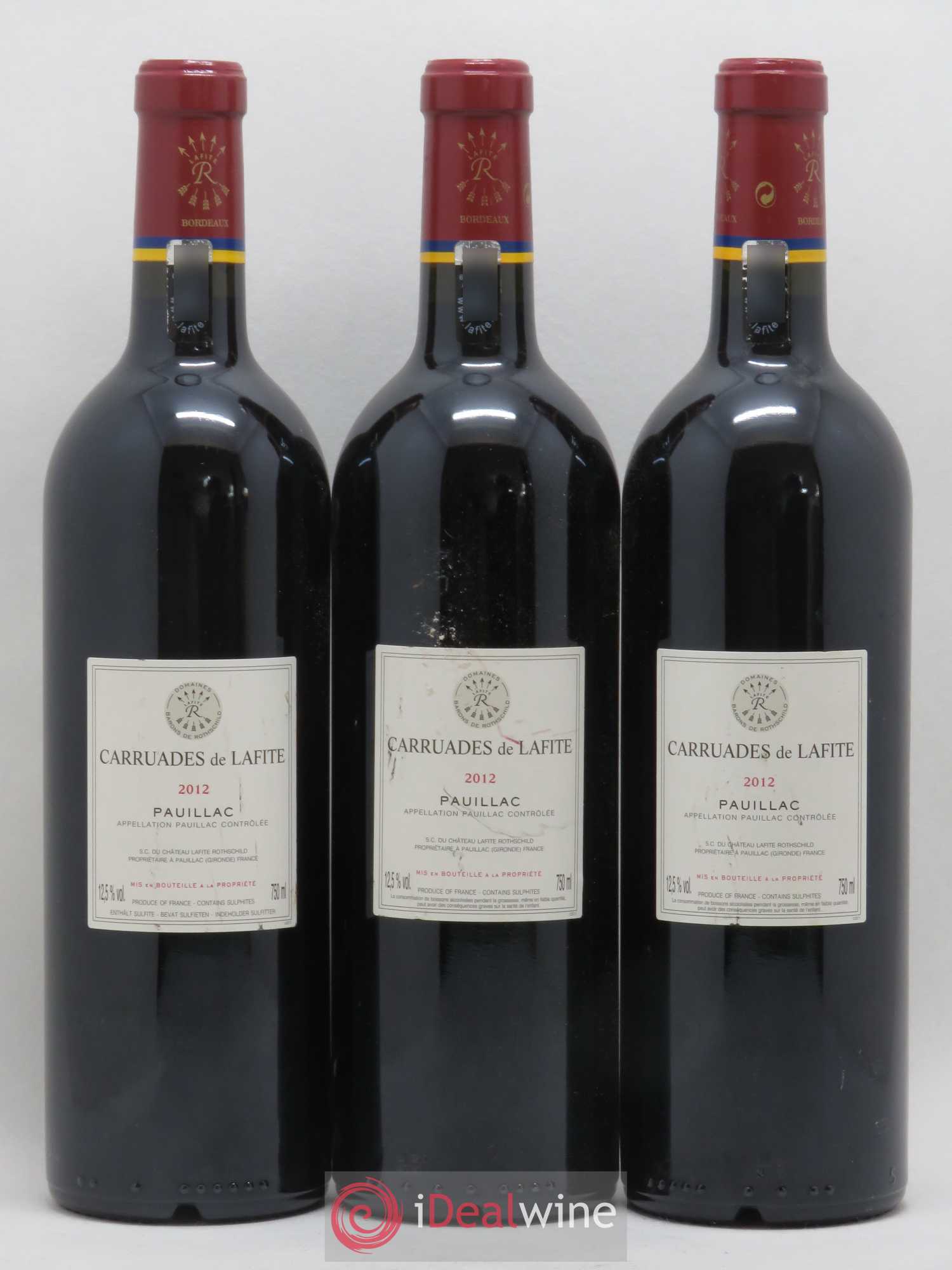 Carruades de Lafite Rothschild Second Vin 2012 - Lot de 6 bouteilles - 2