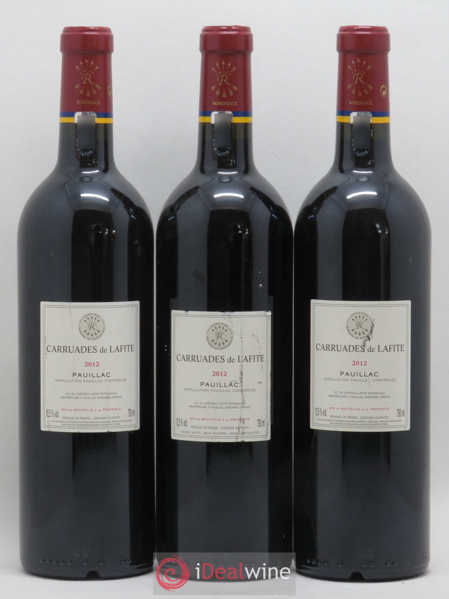 Carruades de Lafite Rothschild Second Vin 2012 - Lot de 6 bouteilles - 4
