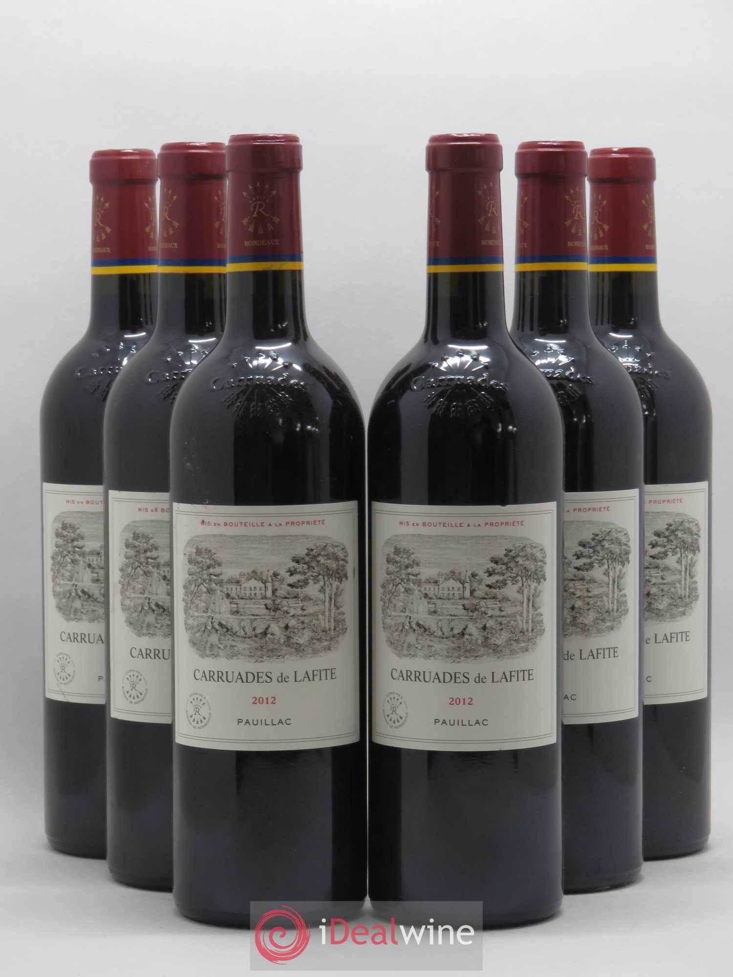 Carruades de Lafite Rothschild Second Vin 2012 - Lot de 6 bouteilles - 0