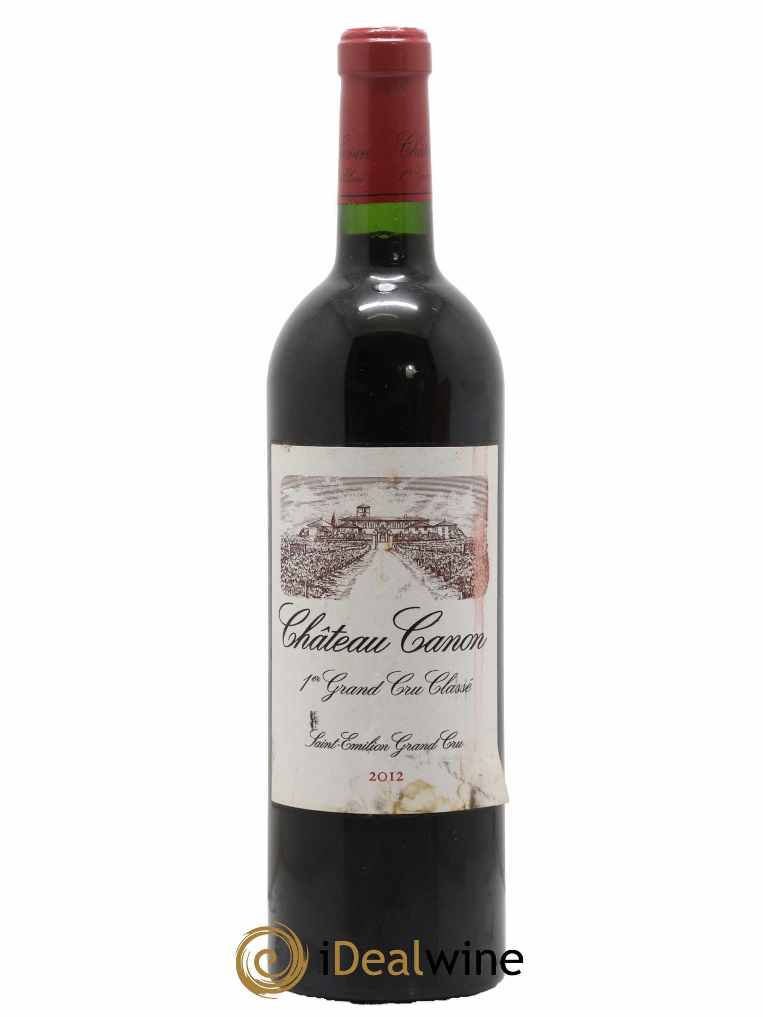 Château Canon 1er Grand Cru Classé B 2012 - Lot de 1 bouteille - 0
