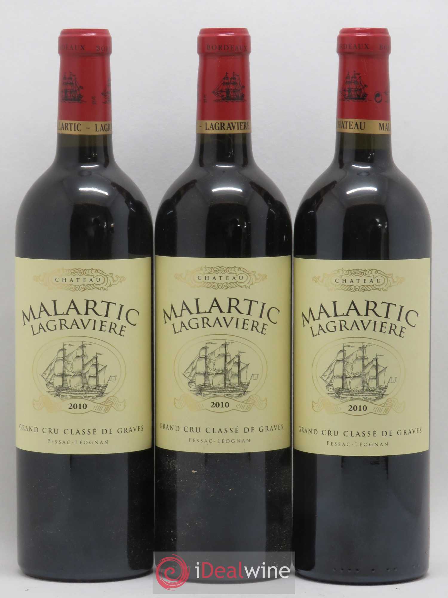 Château Malartic-Lagravière Cru Classé de Graves 2010 - Lot de 6 bouteilles - 1
