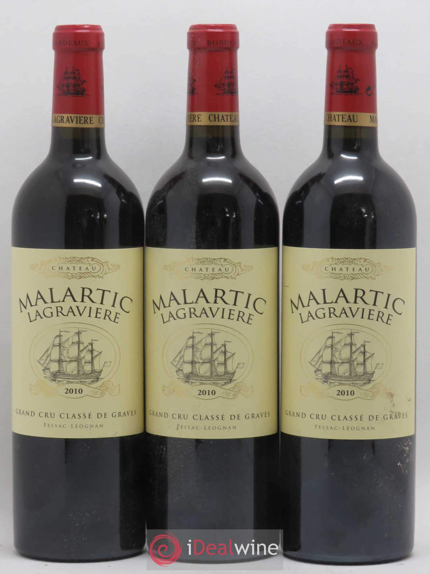 Château Malartic-Lagravière Cru Classé de Graves 2010 - Lot de 6 bouteilles - 2