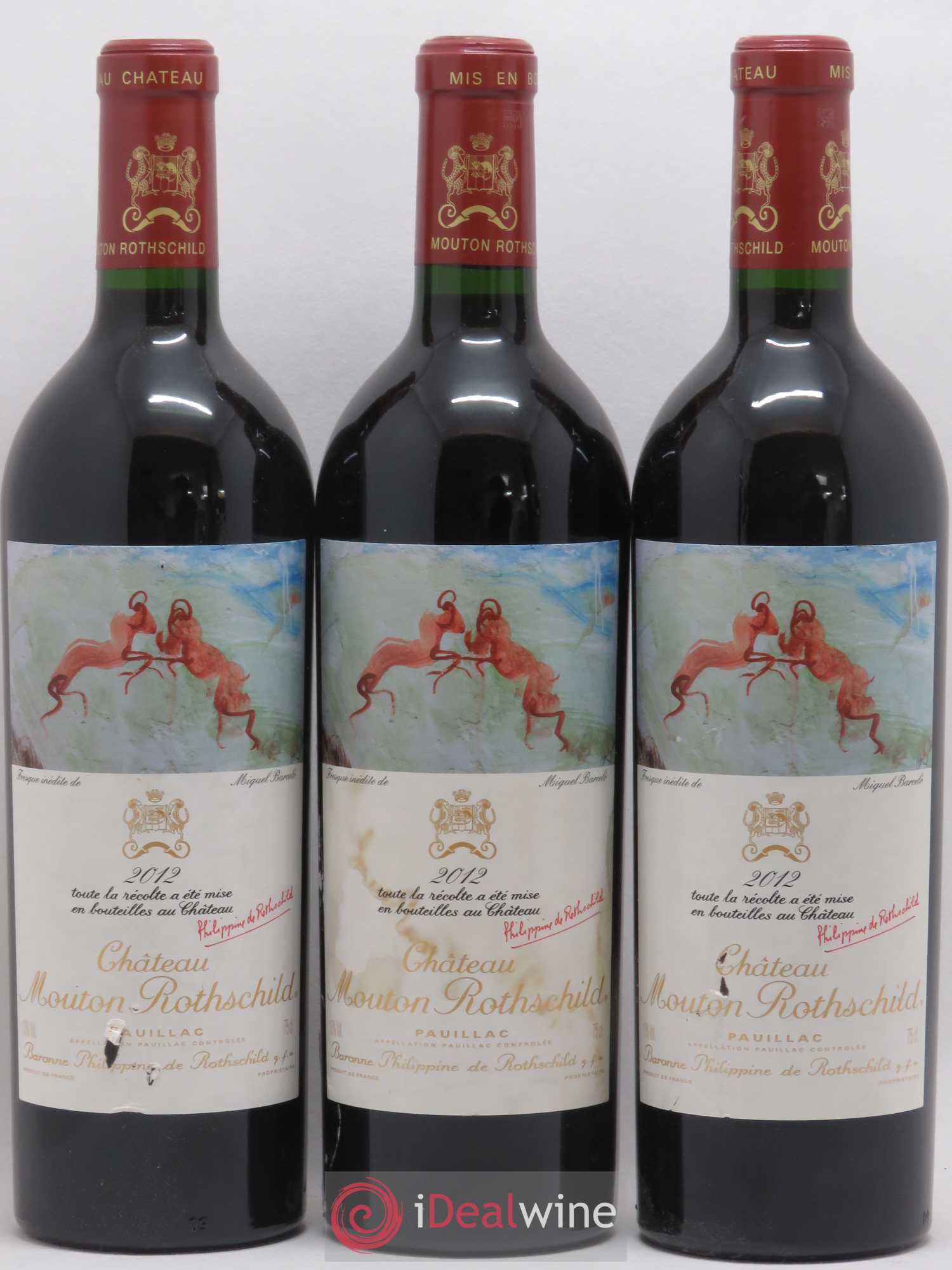 Château Mouton Rothschild 1er Grand Cru Classé 2012 - Lot de 12 bouteilles - 3