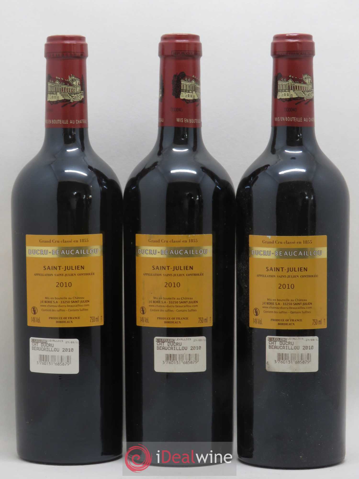 Château Ducru Beaucaillou 2ème Grand Cru Classé 2010 - Lot de 12 bouteilles - 4