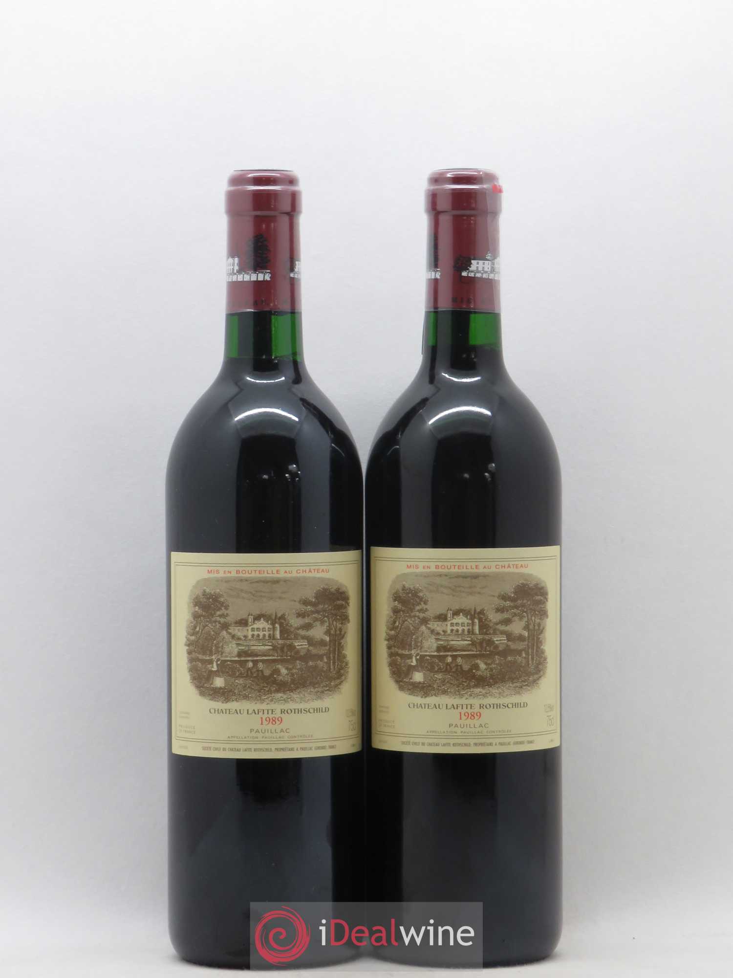 Château Lafite Rothschild 1er Grand Cru Classé 1989 - Lot de 2 bouteilles - 0