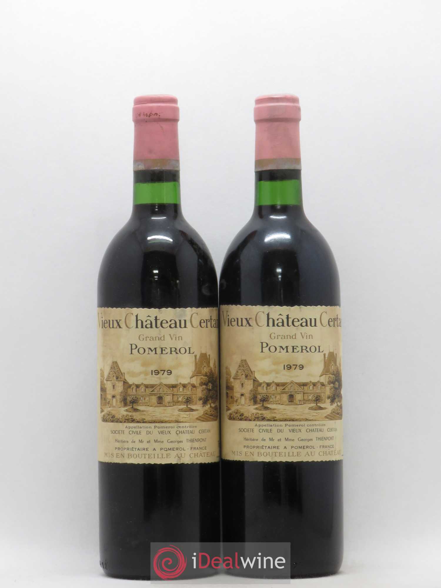 Vieux Château Certan 1979 - Lot de 2 bouteilles - 0