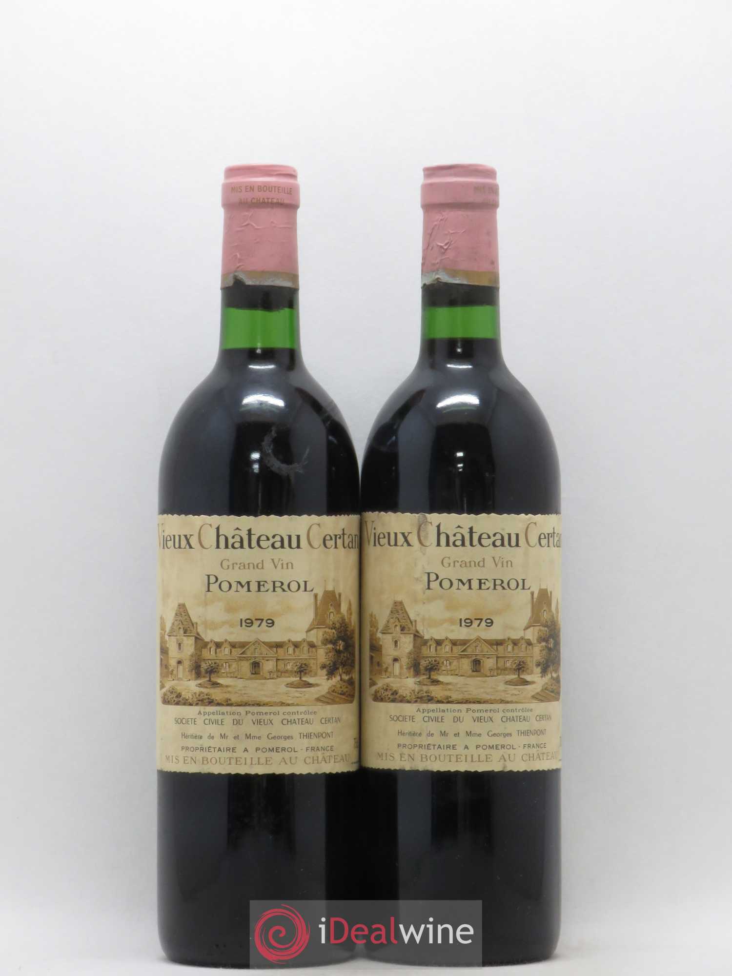 Vieux Château Certan 1979 - Lot de 2 bouteilles - 0