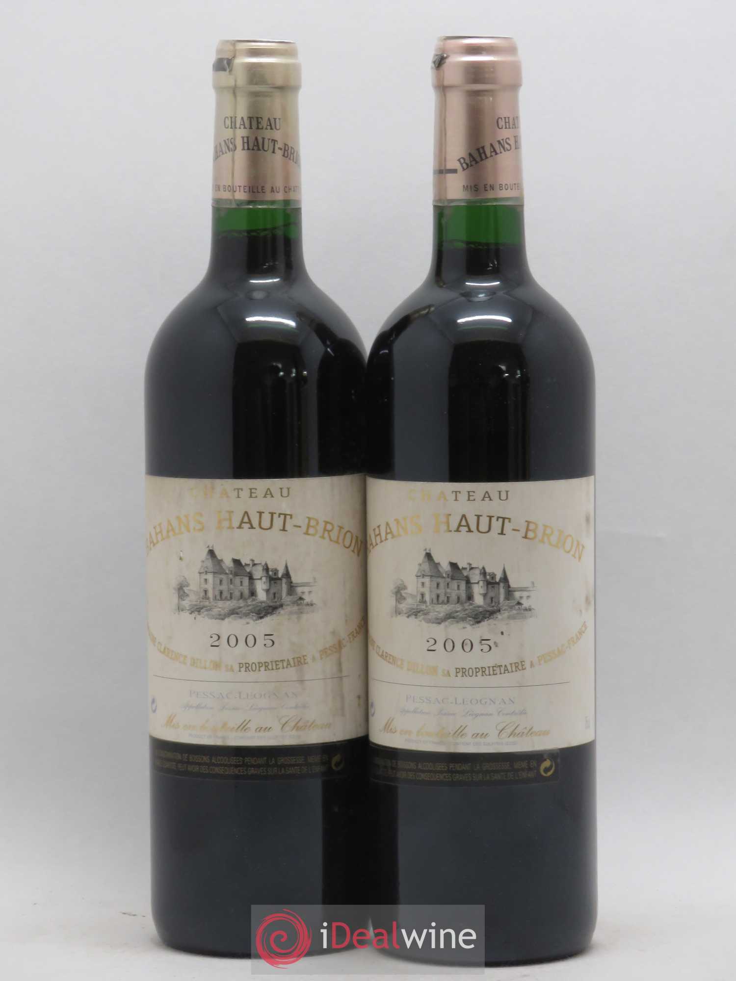 Clarence (Bahans) de Haut-Brion Second Vin 2005 - Lot de 2 bouteilles - 0