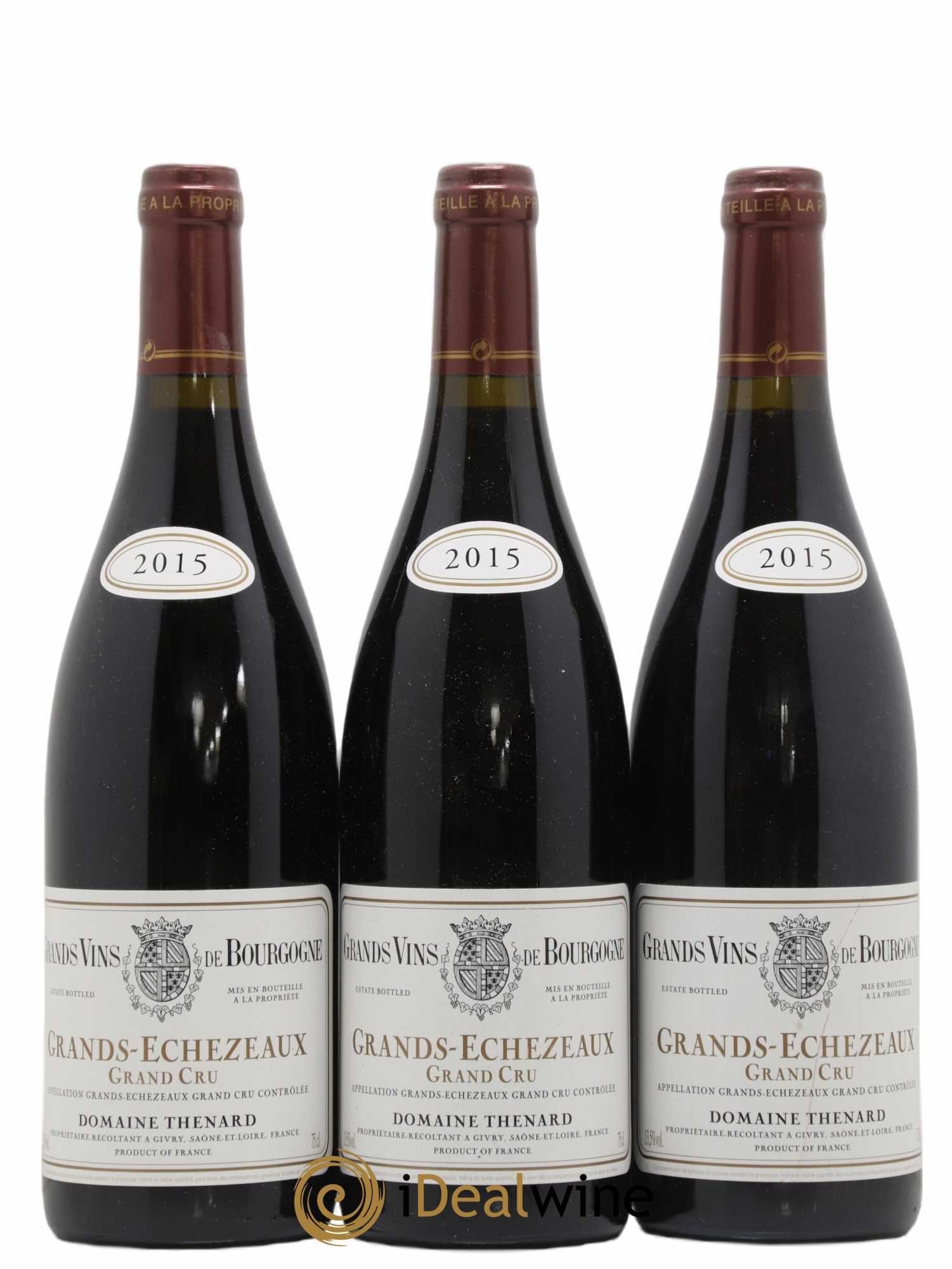 Grands-Echezeaux Grand Cru Baron Thenard (Domaine) 2015 - Lot de 3 bouteilles - 0